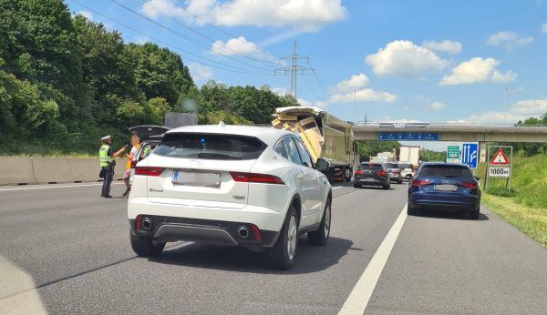 Unfall auf der A14 bei Wolfurt