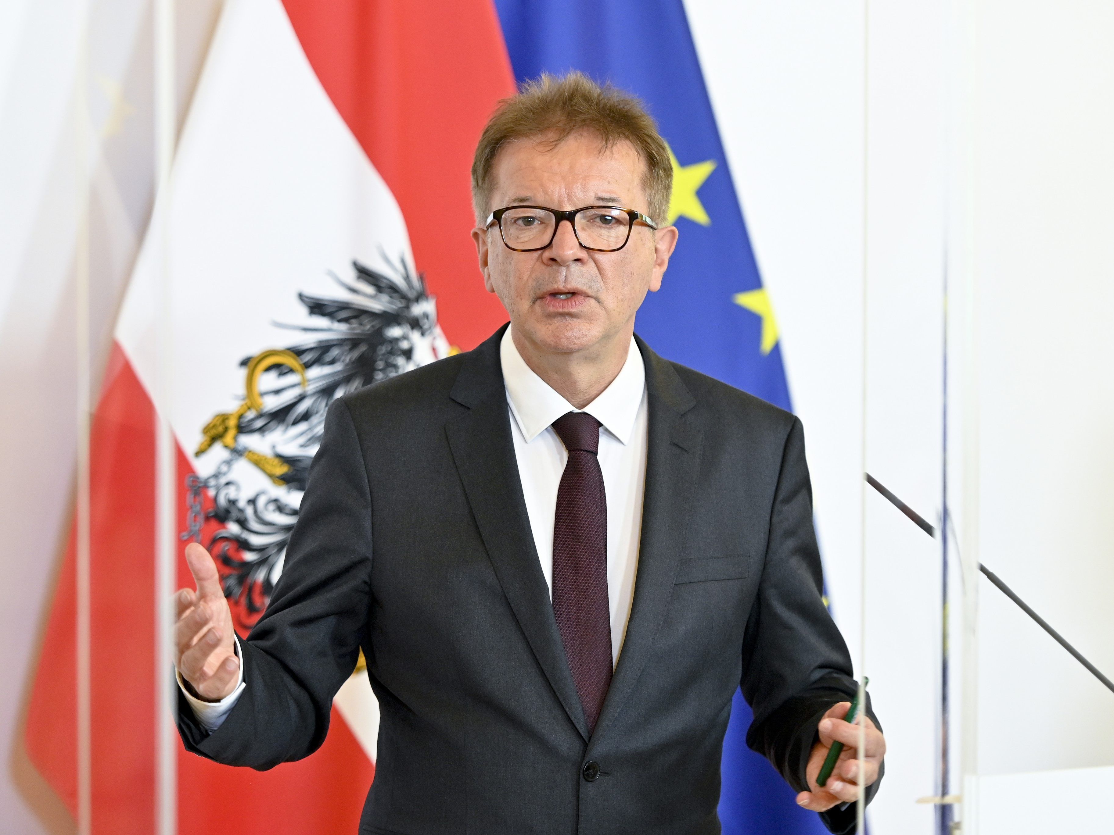 Gesundheitsminister Anschober. Gesundheitsminister Anschober.