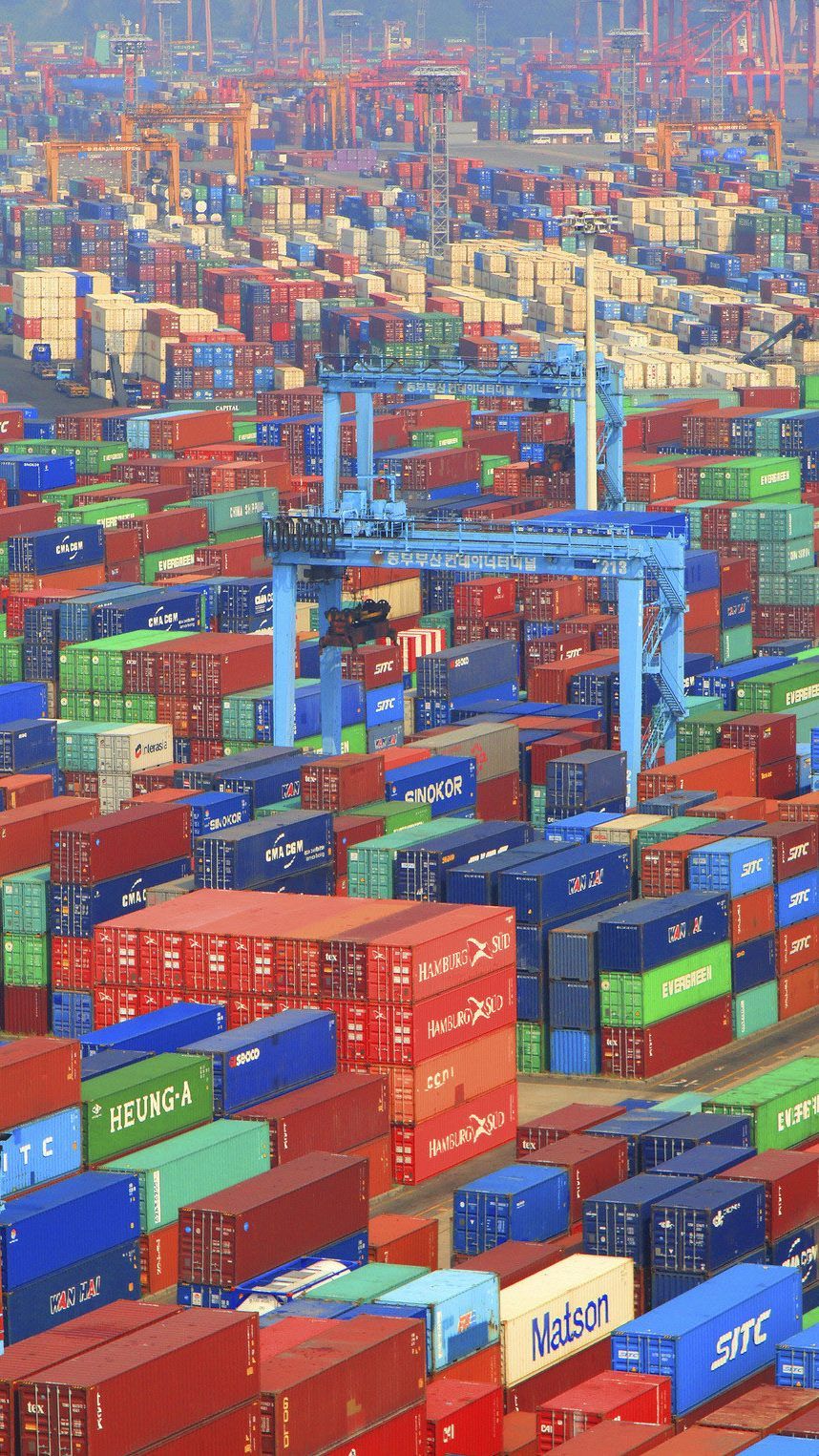 Südkorea hat mit Busan den sechstgrößten Containerhafen der Welt und damit einen bedeutenden Umschlagplatz für den internationalen Handel.