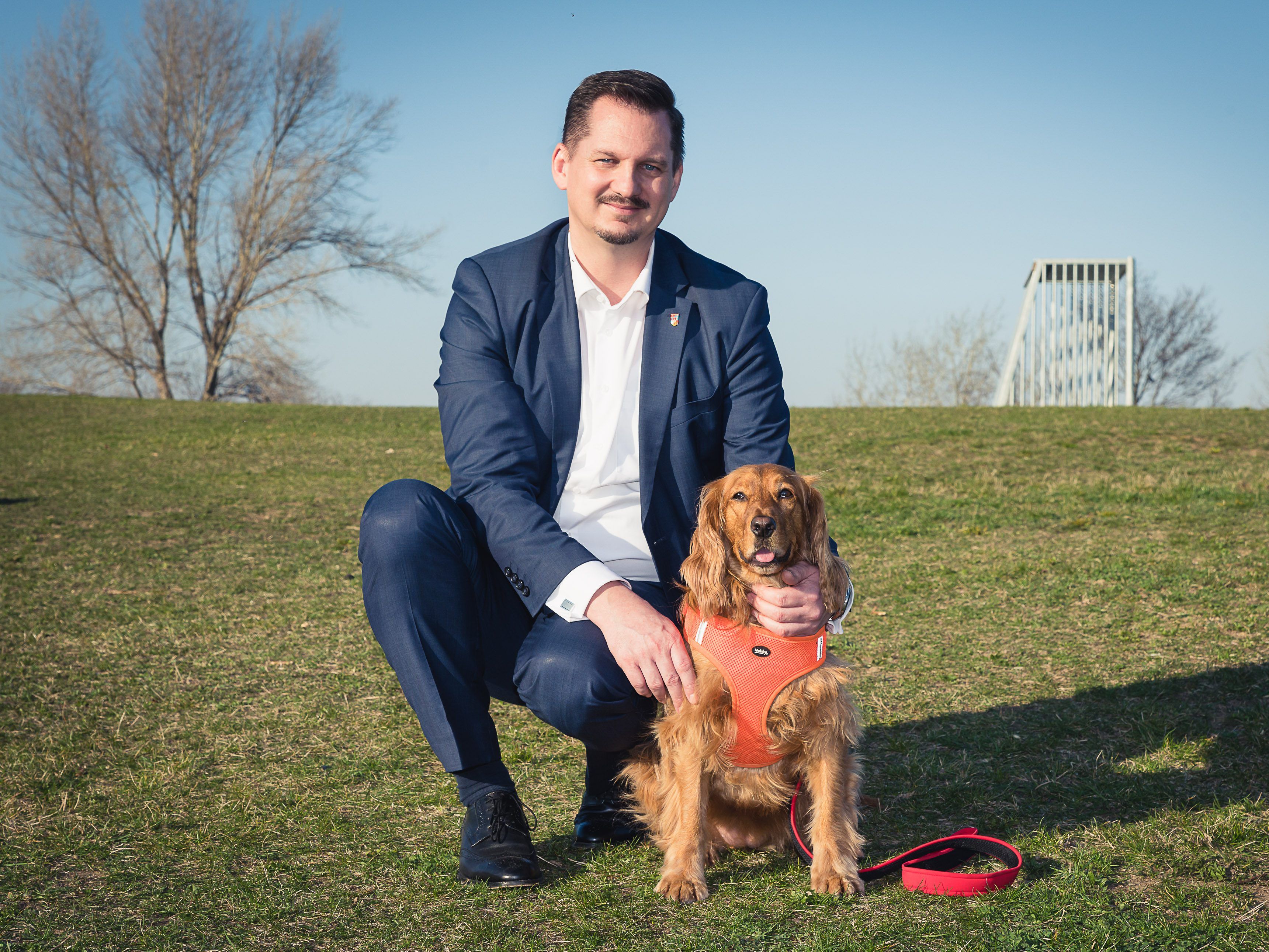 Die neue Hundezone wird laut Bezirks-Chef Marcus Franz auch für mobil eingeschränkte Tierbesitzer geeignet sein.