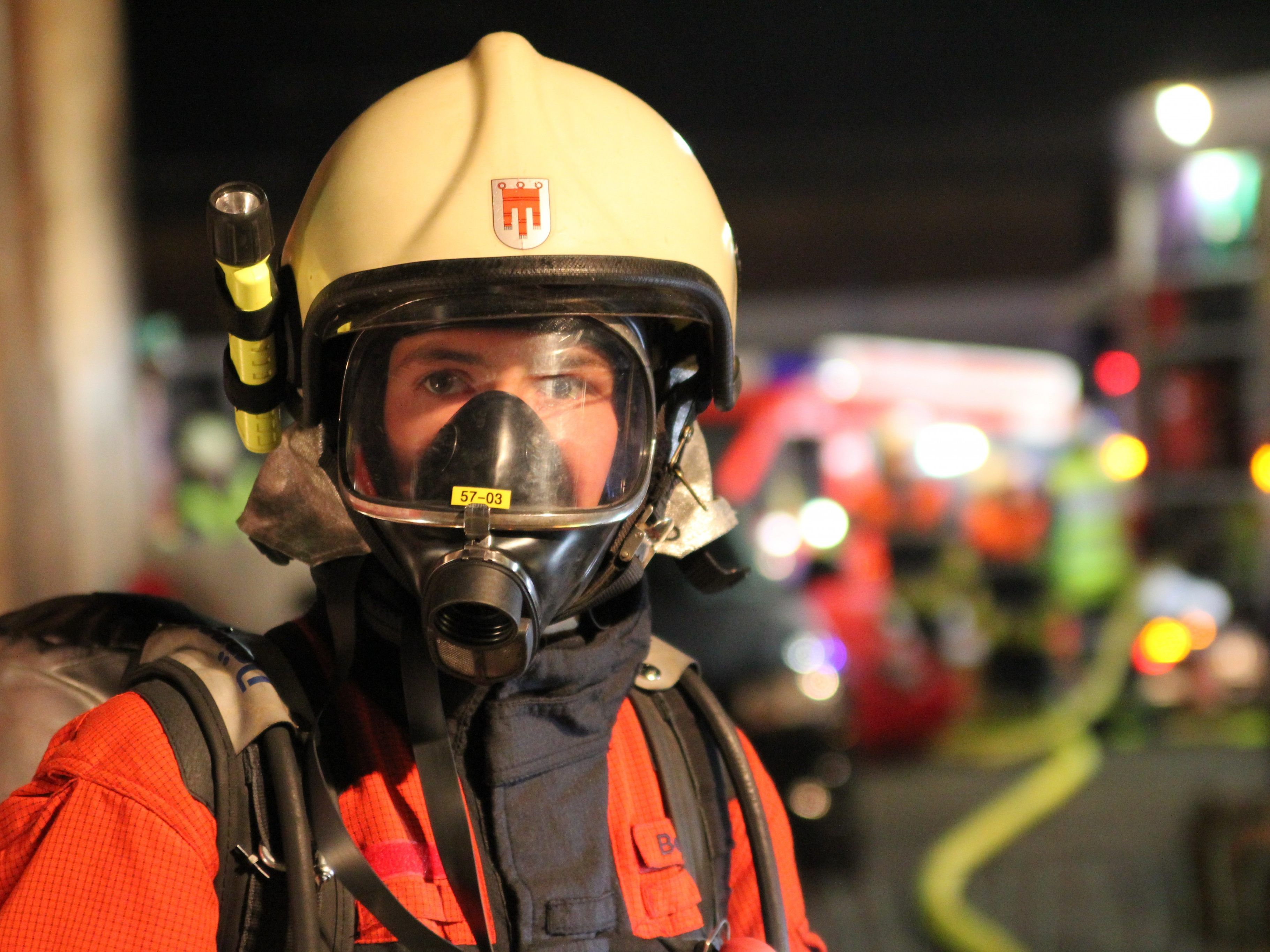 Ein Mitglied der Feuerwehr bemerkte den Brand zufällig beim Vorbeifahren.