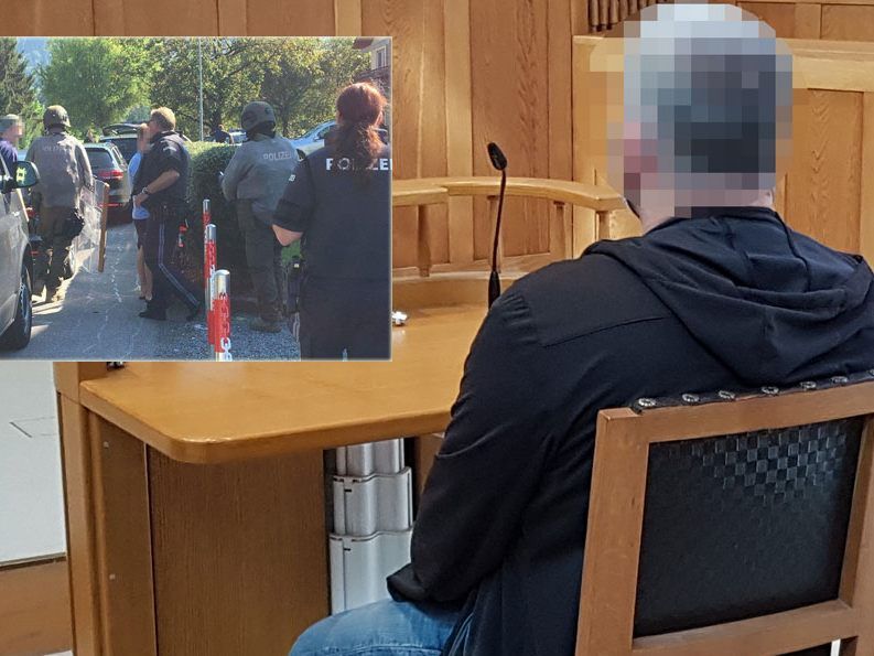 Angeklagter vor Gericht