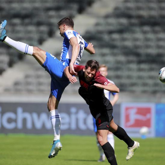 Szene im Olympiastadion Berlin