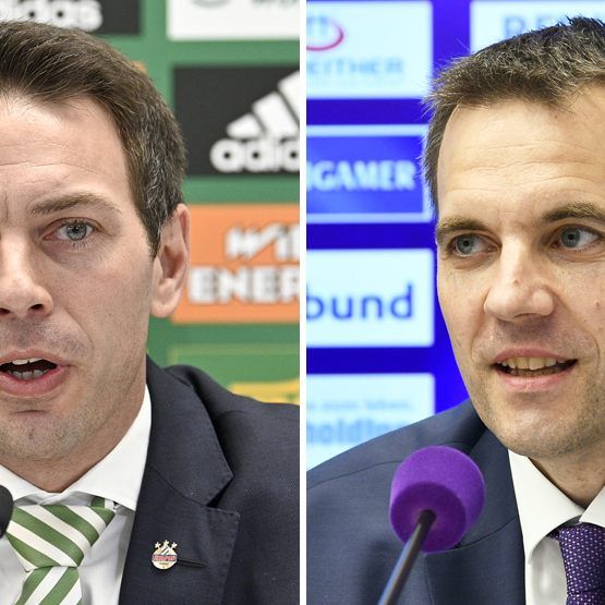 Die Chefs der Wiener Vereine sind in Bezug auf die Fortführung der Bundesliga optimistisch.