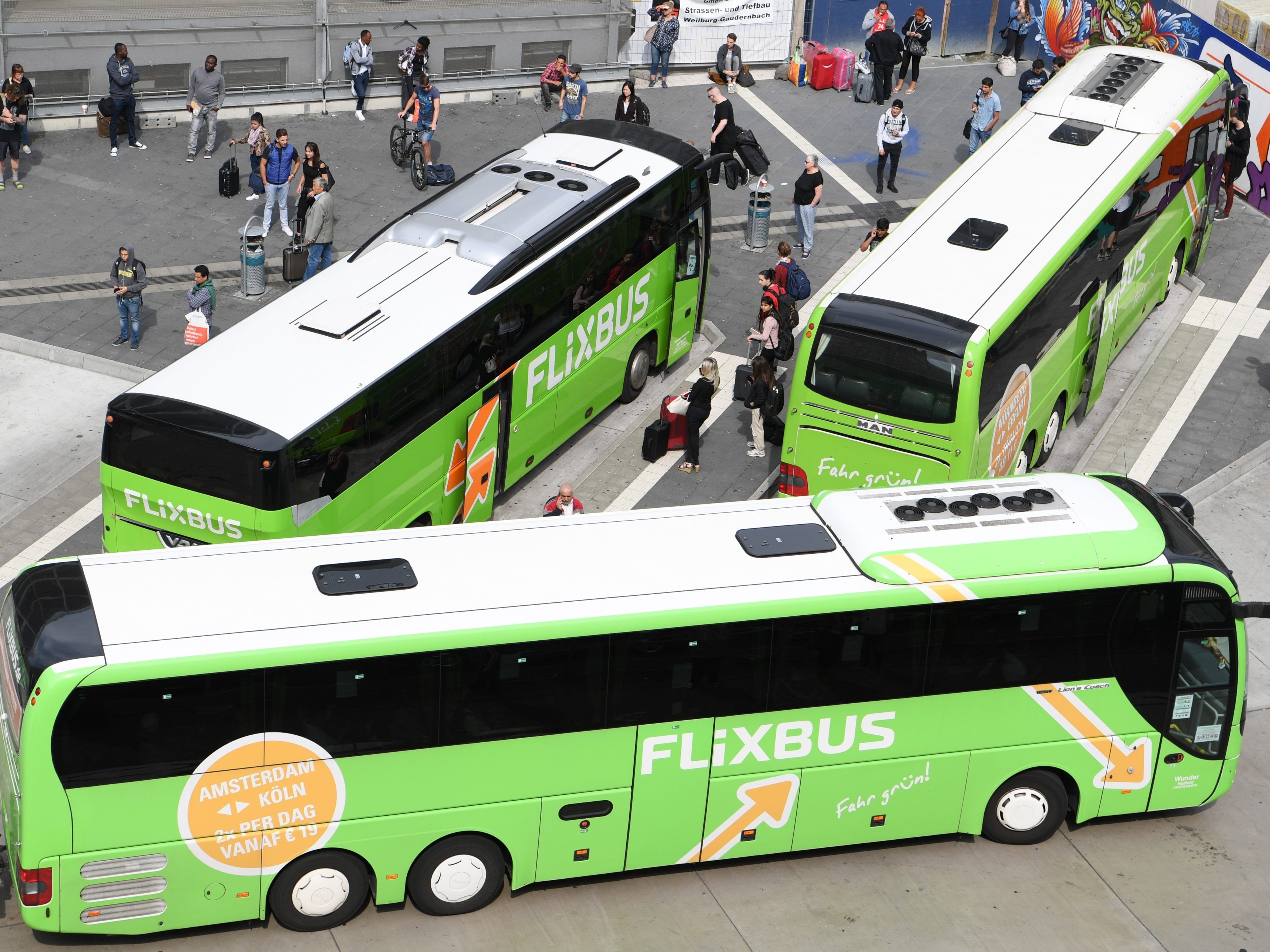Das Fernbus-Unternehmen Flixbus fährt nun insgesamt rund 80 Destinationen an. Das Fernbus-Unternehmen Flixbus fährt nun insgesamt rund 80 Destinationen an.