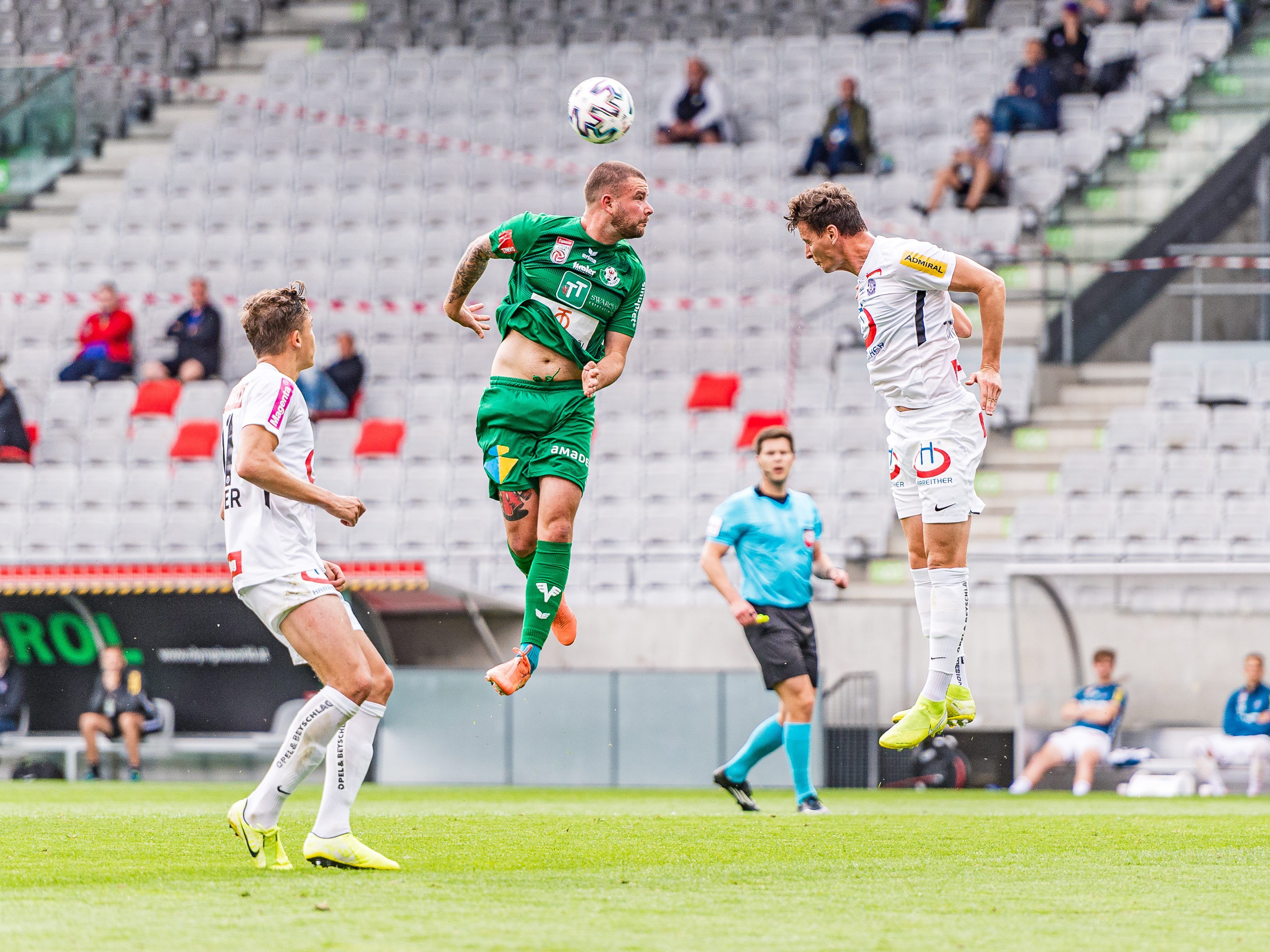 Austria Wien konnte sich im Auswärtsspiel mit 2:1 gegen WSG Tirol behaupten.