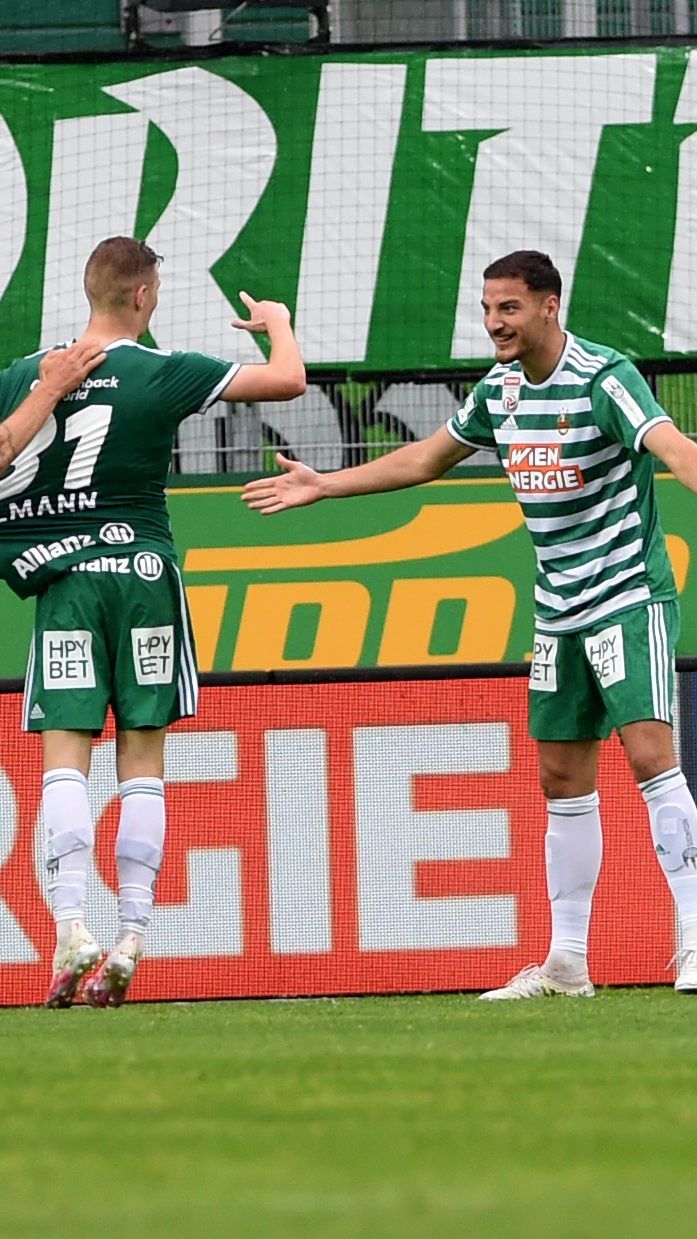 Rapid Wien gewann mit 2:1 gegen den WC.