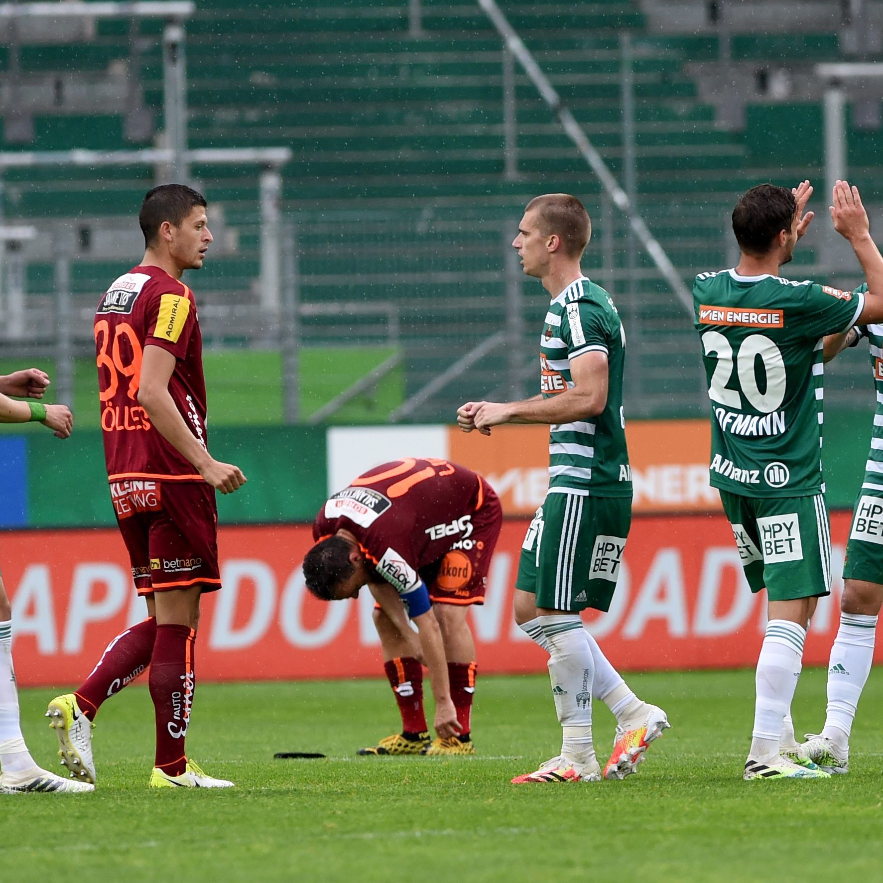 LIVE-Ticker zum Spiel Rapid Wien gegen TSV Hartberg ab 17.00 Uhr.