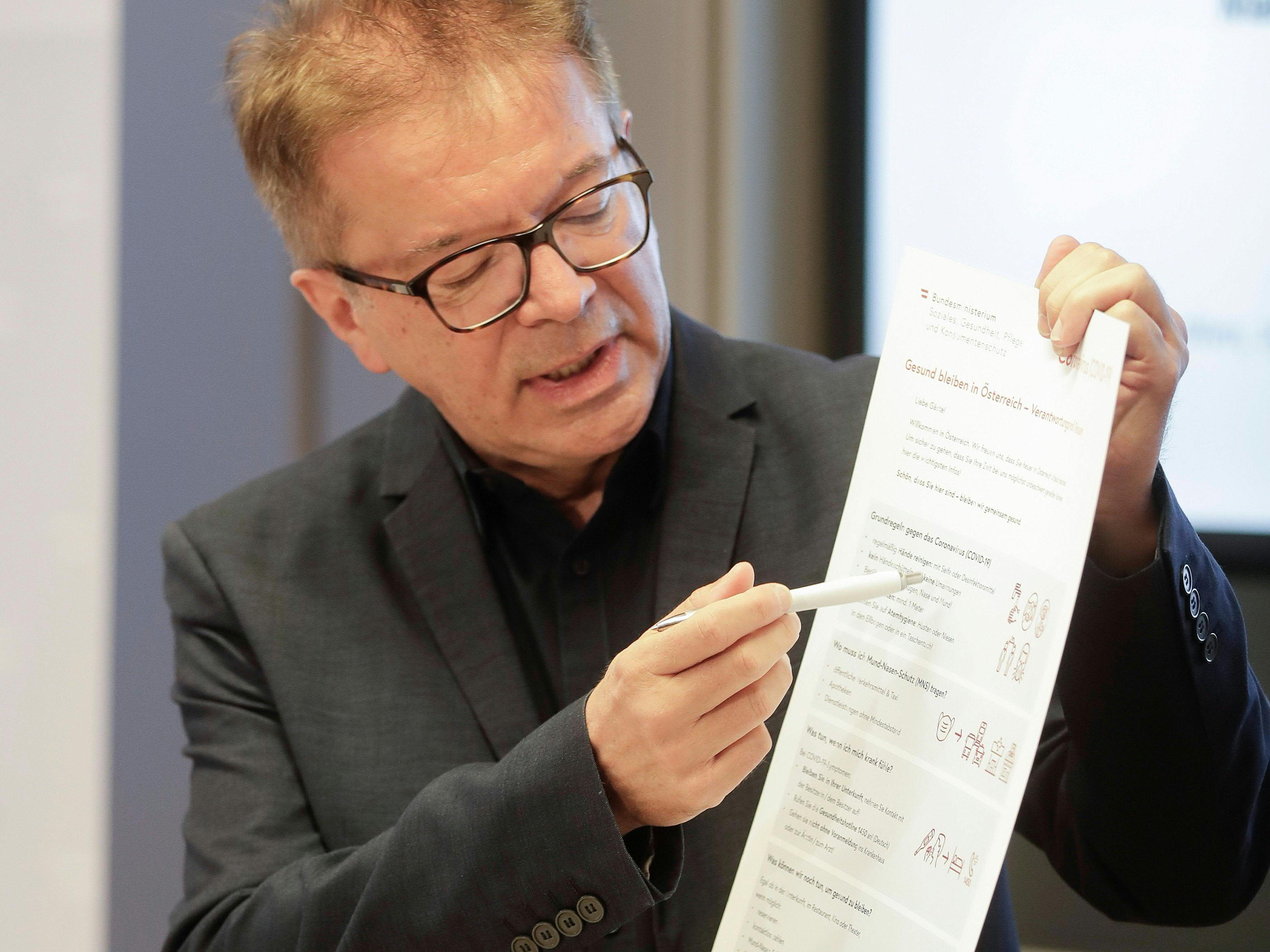 Anschober gab Empfehlungen für verantwortungsbewusstes Reisen in Zeiten der Corona-Pandemie. Anschober gab Empfehlungen für verantwortungsbewusstes Reisen in Zeiten der Corona-Pandemie.