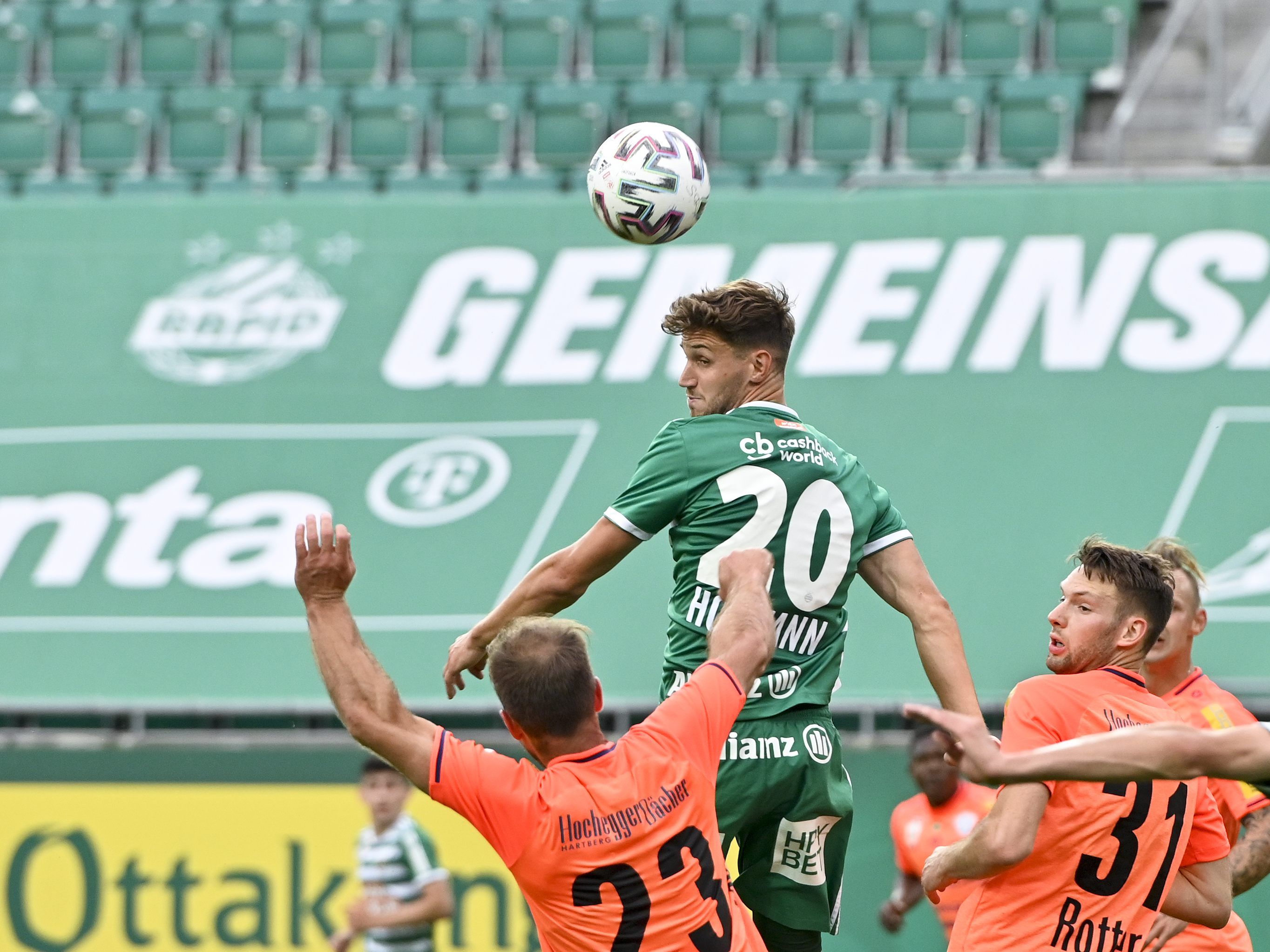 Die Stimmen zum Spiel von Rapid Wien gegen Hartberg.