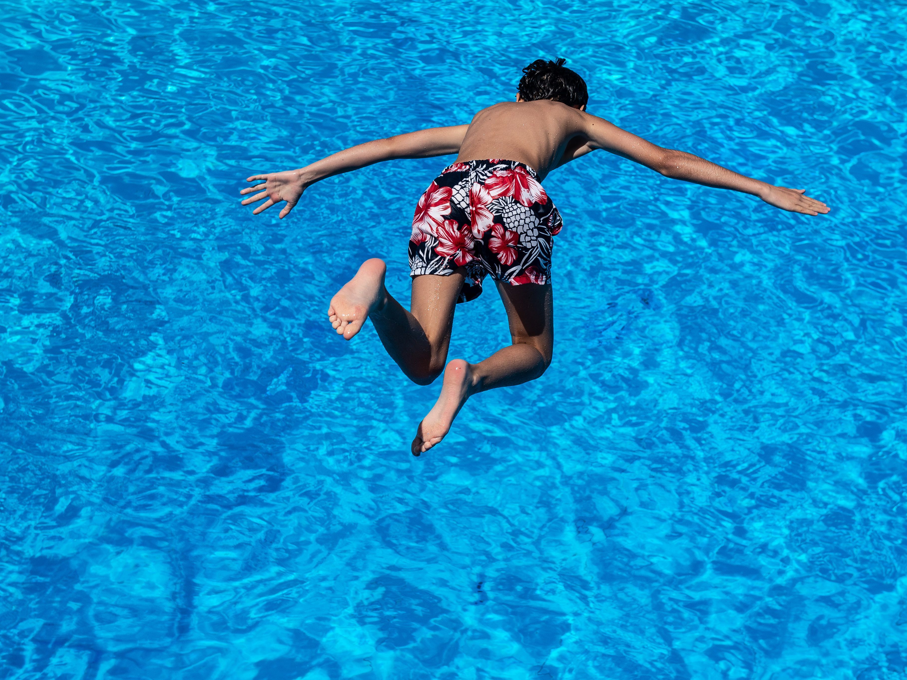 Den ganzen August über kann das Pool gratis genutzt werden.