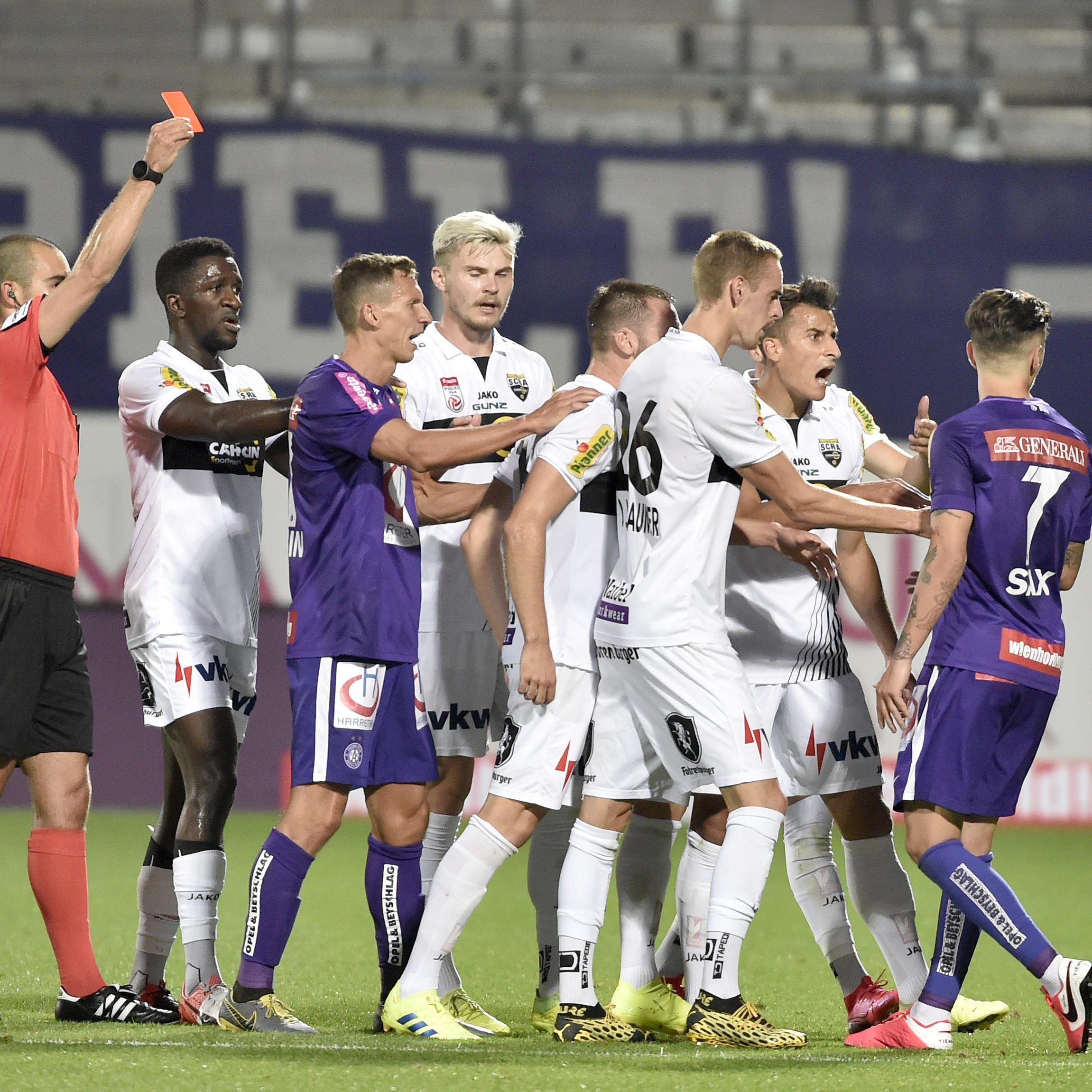 SCR Altach besiehte Austria Wien mit 2:0.