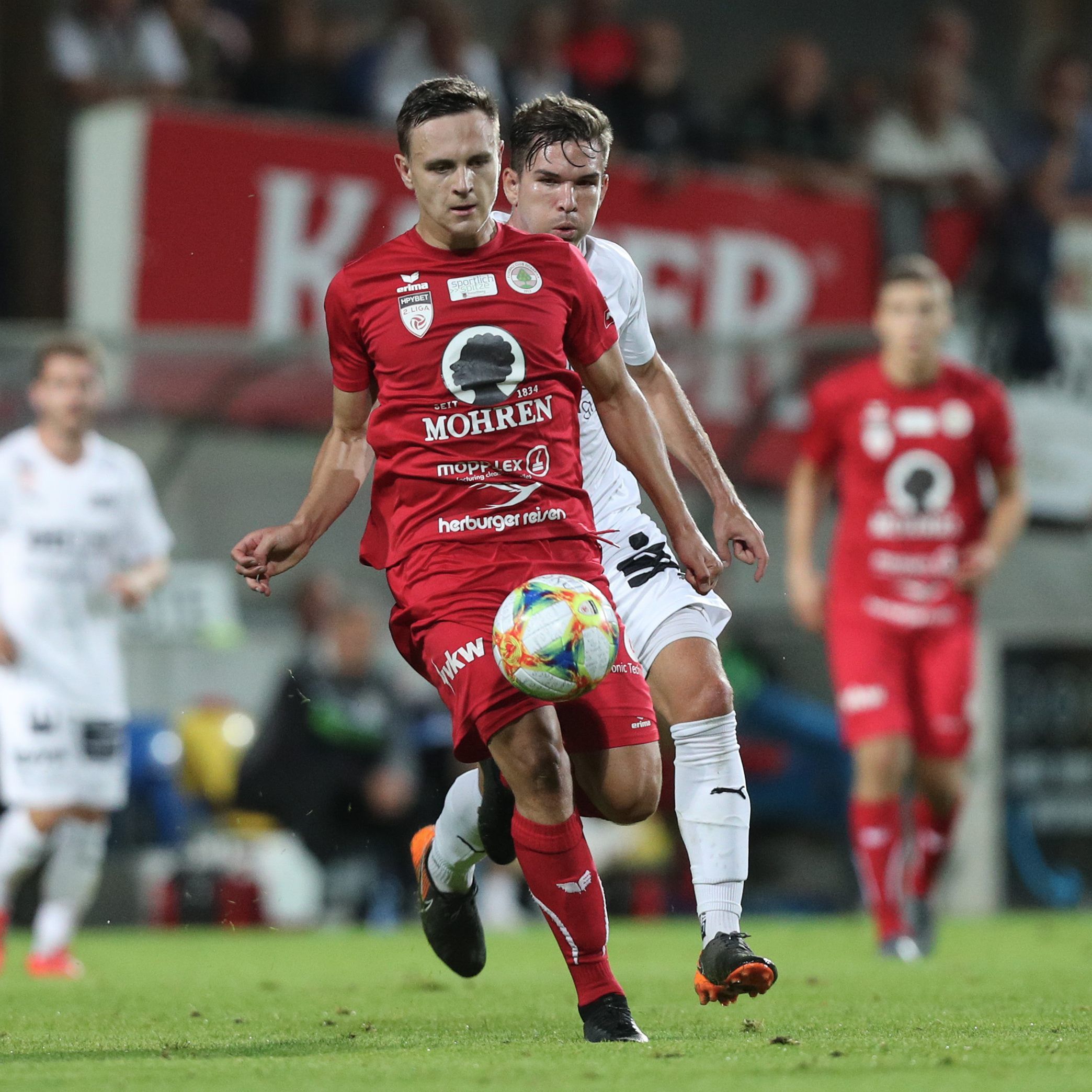 Lukas Fridrikas (Dornbirn) and Michael Drga (Amstetten)