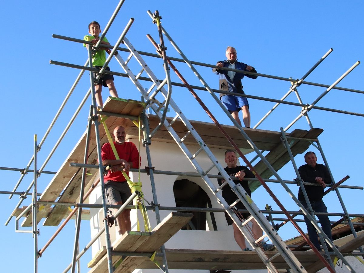 Derzeit wird die Kapelle renoviert.