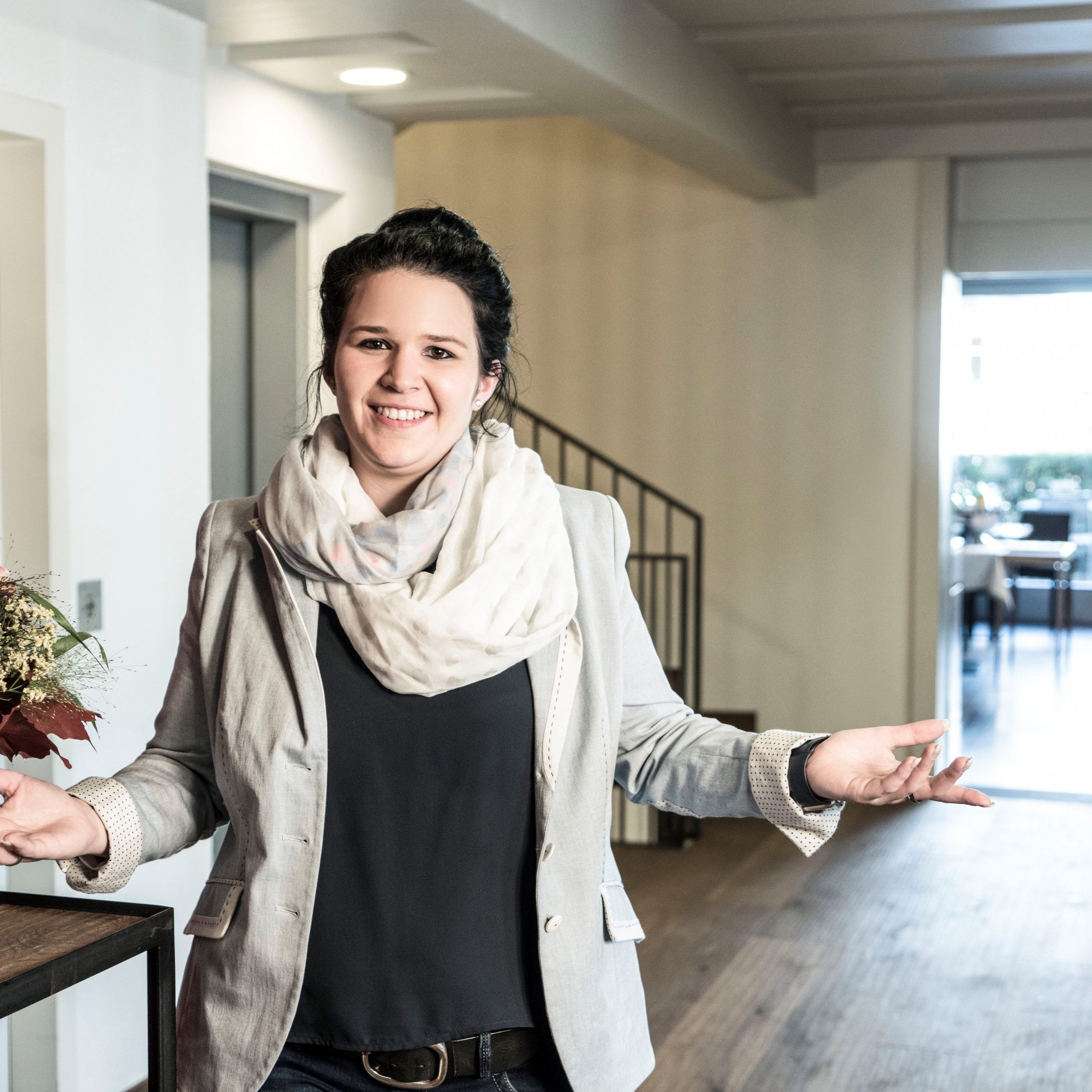 Die Tochter Michaela von den Eltern Elmar und Gerda Herburger leitet das Familienunternehmen Gasthof Mohren in Rankweil