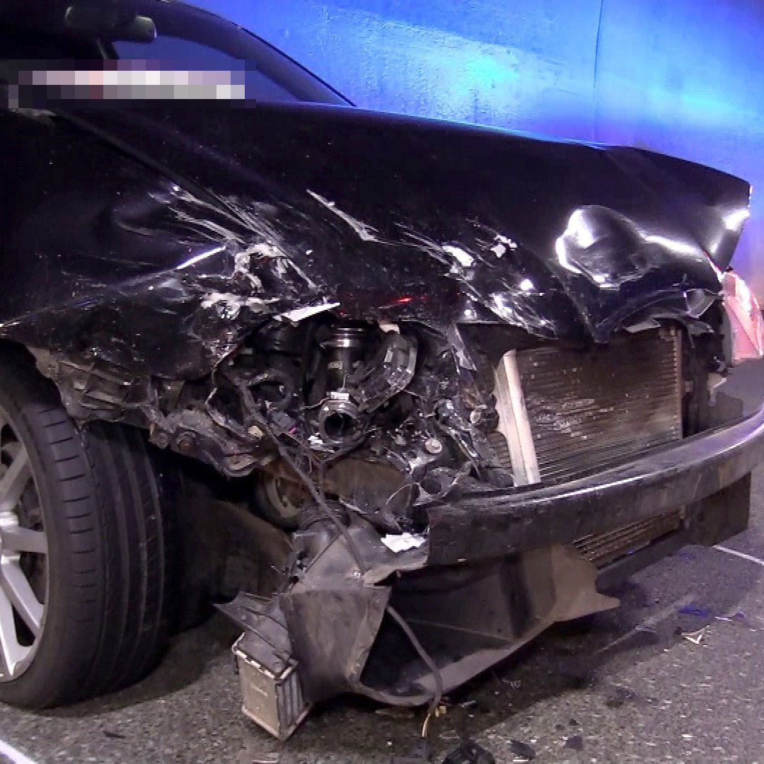 Großer Sachschaden am Auto mit Bregenzer Kennzeichen