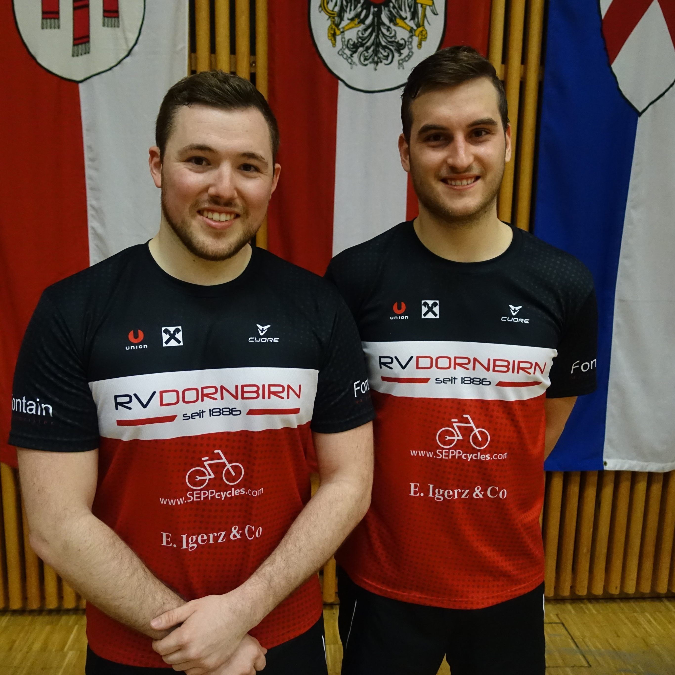 Siebenfach Champion Patrick Schnetzer (l.) und Stefan Feurstein wollen sich in der Weltspitze etablieren