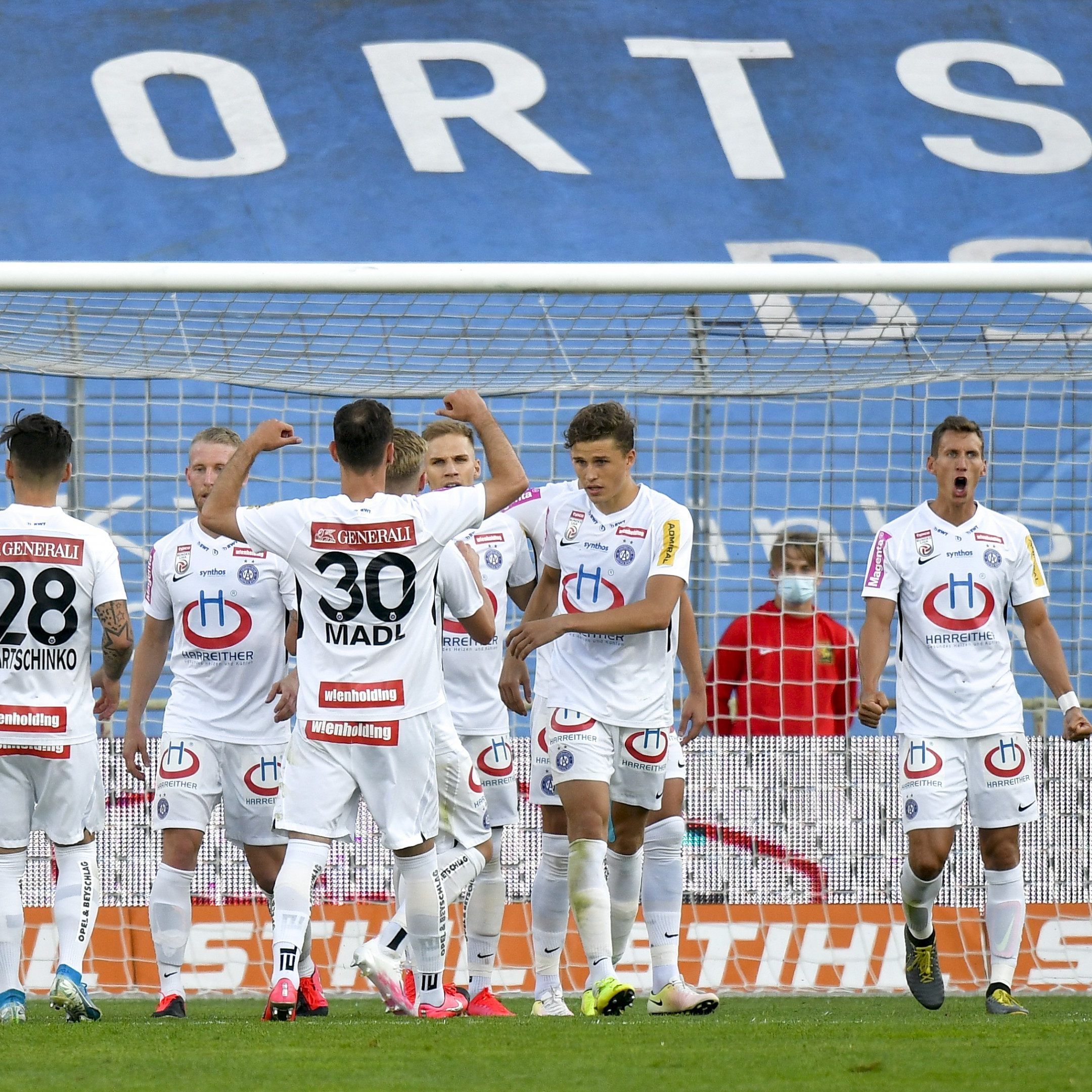 Die Wiener Austria konnte gegen die Admira gleich zweimal einnetzen.