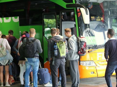 Auch internationale Fernbusse sind wieder von oder nach Wien unterwegs. Auch internationale Fernbusse sind wieder von oder nach Wien unterwegs.