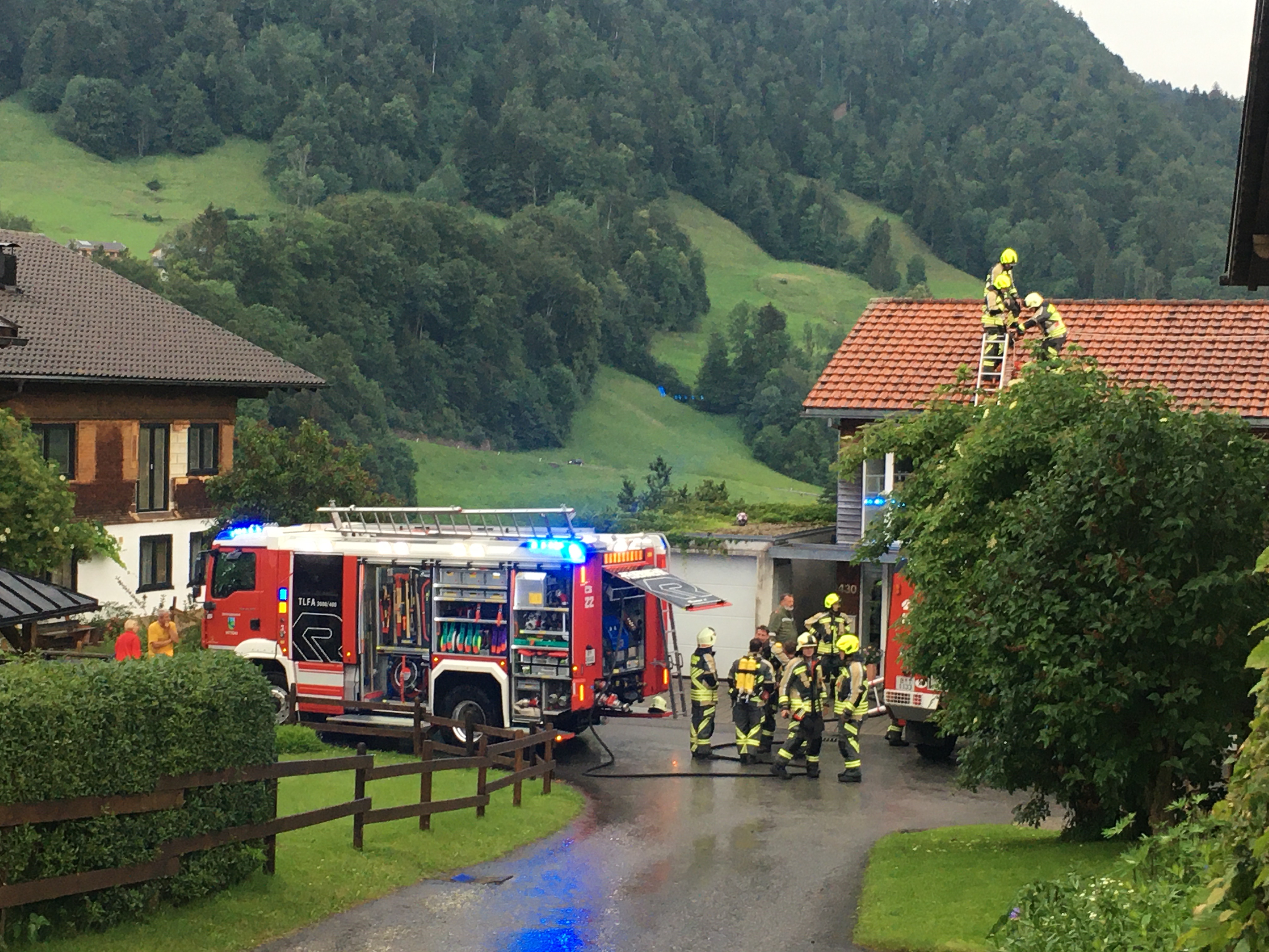 Hittisau: Hausschäden durch Blitzeinschlag | Bregenzerwald News