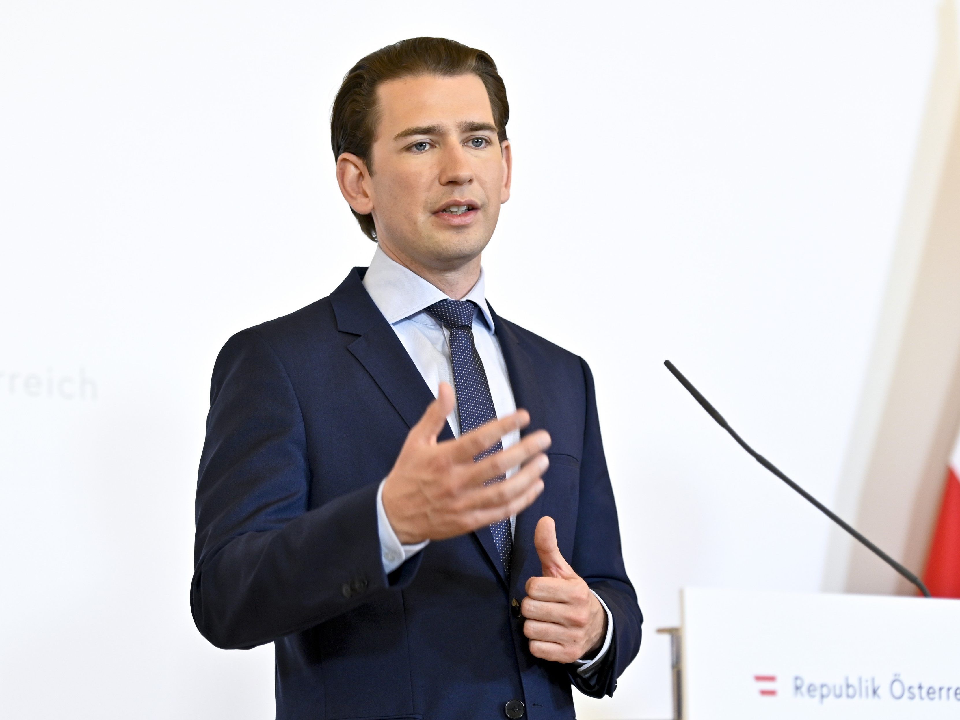 Sebastian Kurz wünscht sich einen Impfstoff für "jeden Österreicher".