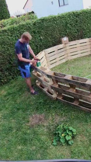 Ein Pool aus Europaletten - funktioniert das?