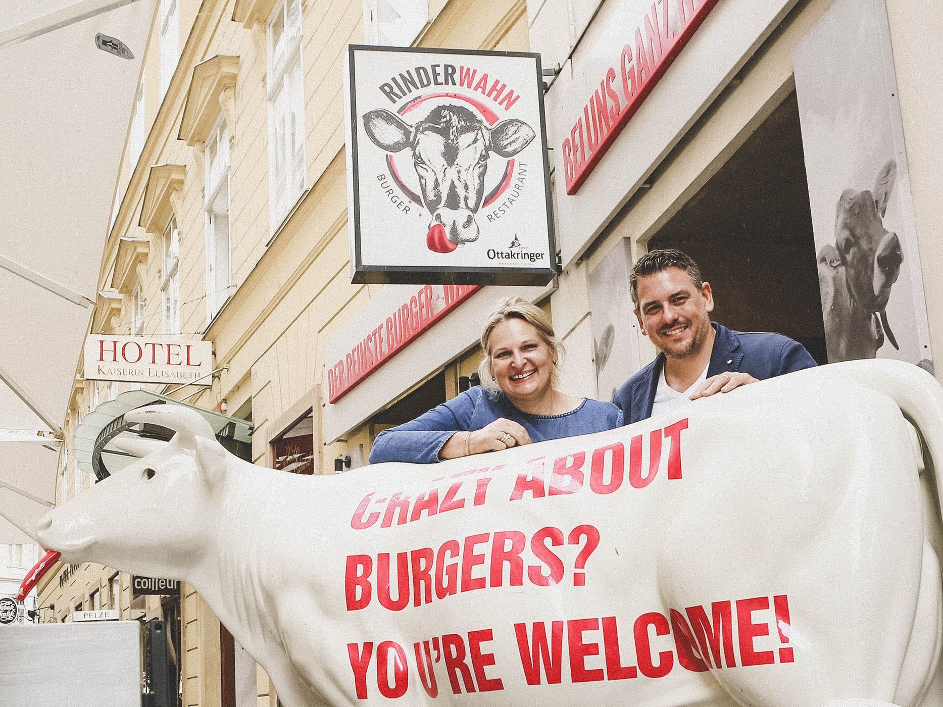 Neue Adresse "Yppenplatz 4": Rinderwahn Burger gibt es heuer als Sommer Pop-Up