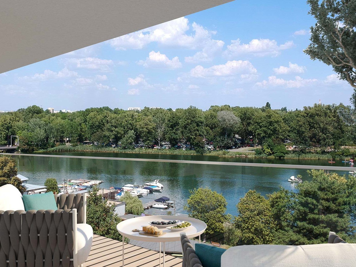 Das neue Wohnprojekt „Goldener Schwan“ in Kaisermühlen .