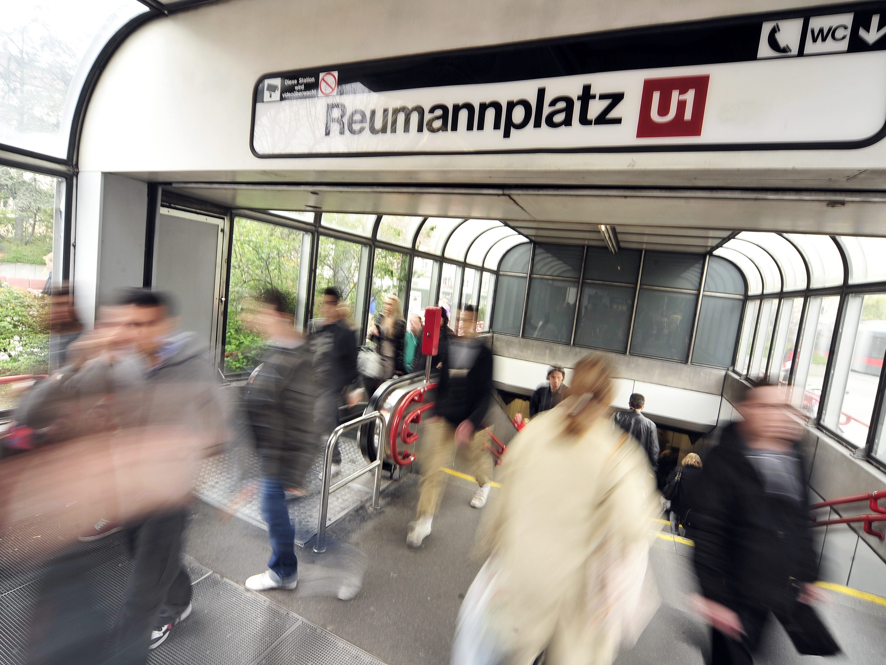 Die U1 verkehrte nicht zwischen den Stationen Keplerplatz und Altes Landgut.