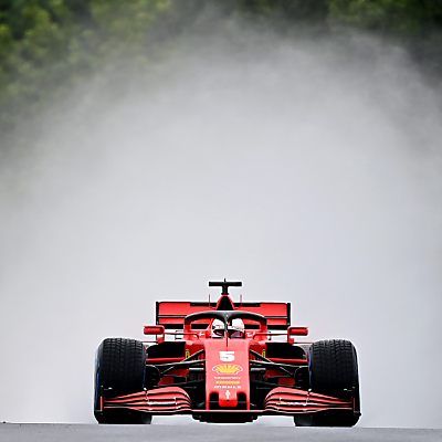 Ferraris waren im Regen am schnellsten