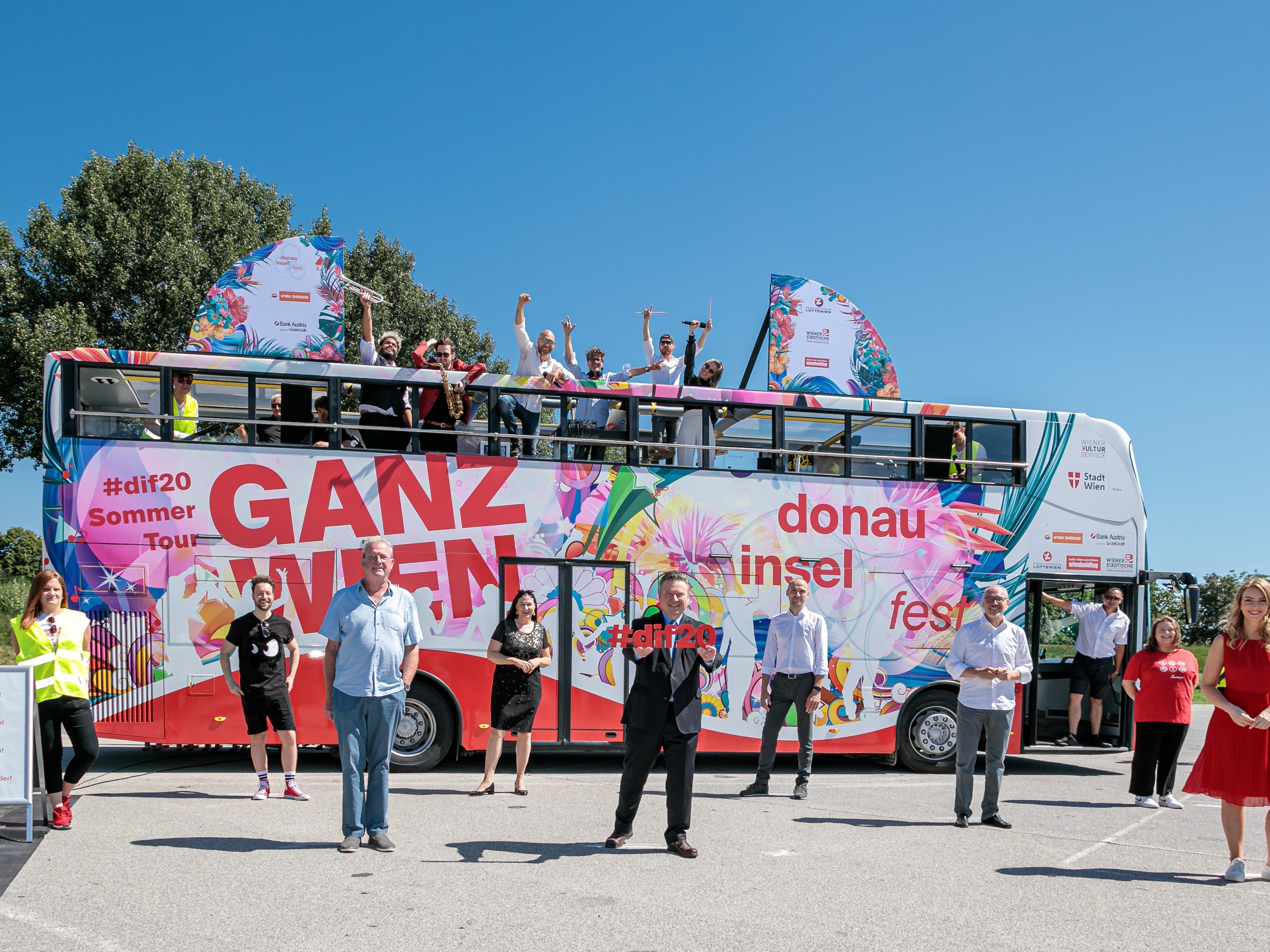 Der Startschuss für die Donauinselfest-Tour ist gefallen Der Startschuss für die Donauinselfest-Tour ist gefallen