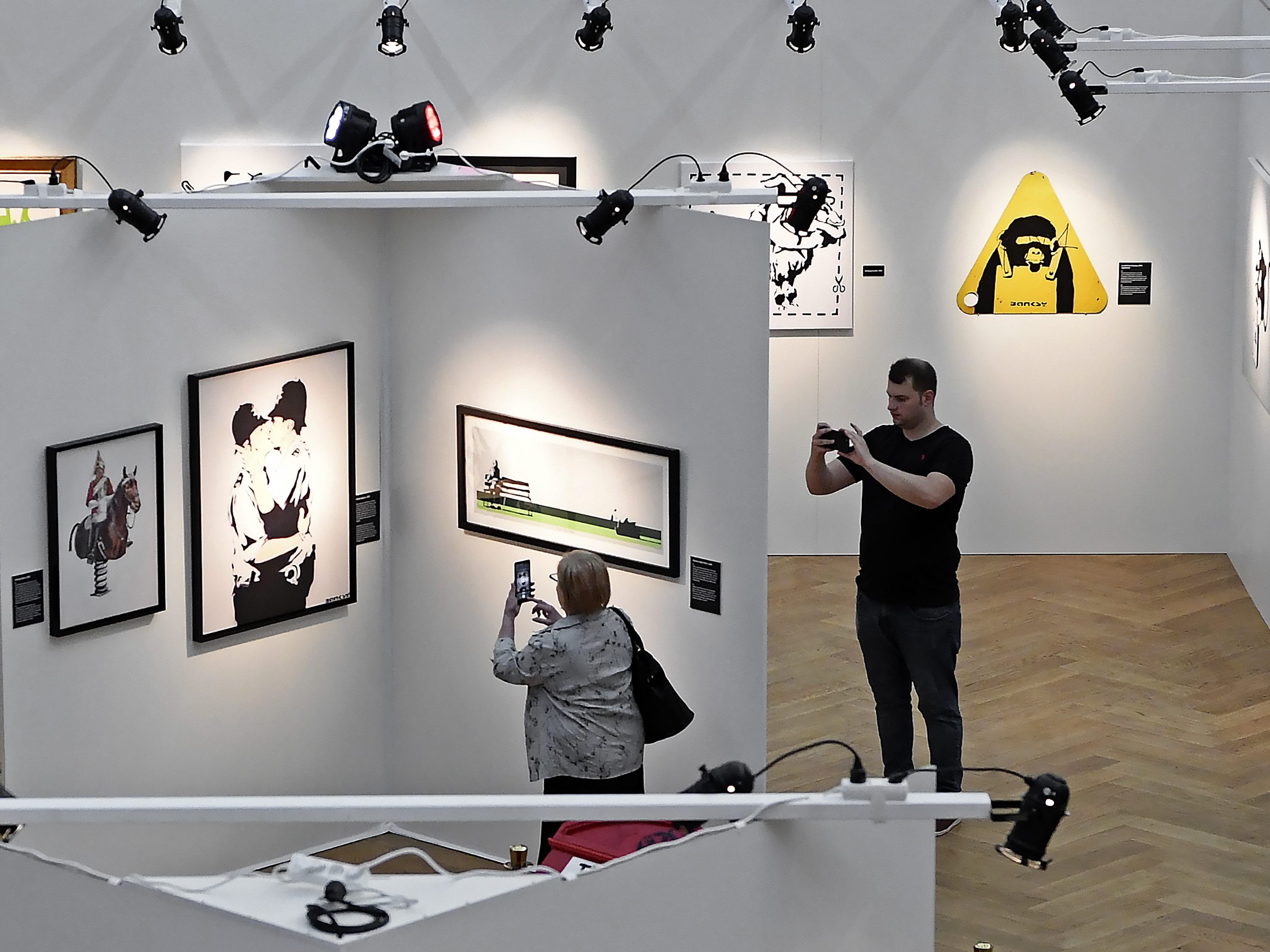 Eindrücke von der Banksy-Ausstellung in Wien. Eindrücke von der Banksy-Ausstellung in Wien.