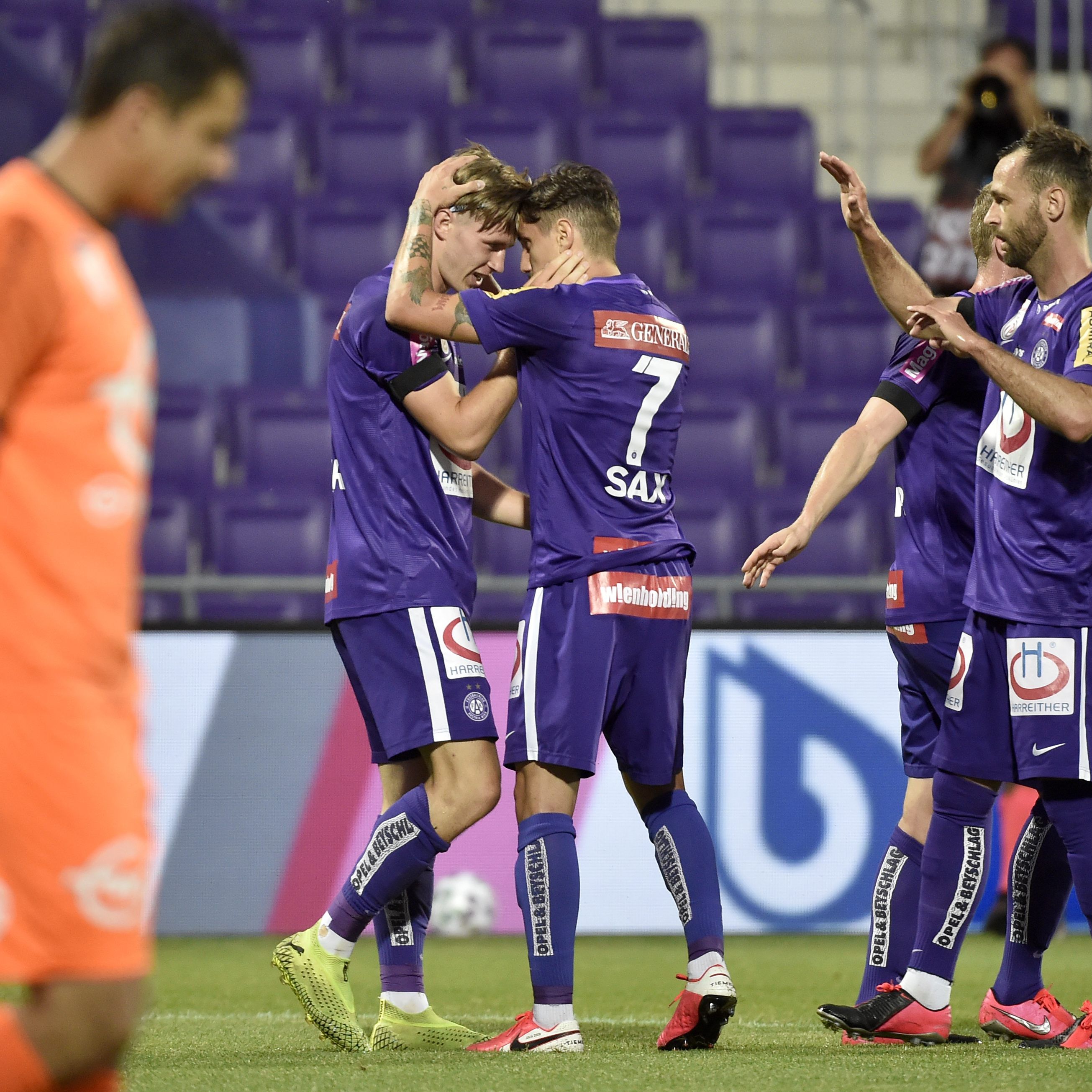 Wiener Austria nach 1:0-Heimsieg gegen Altach im Play-off-Finale