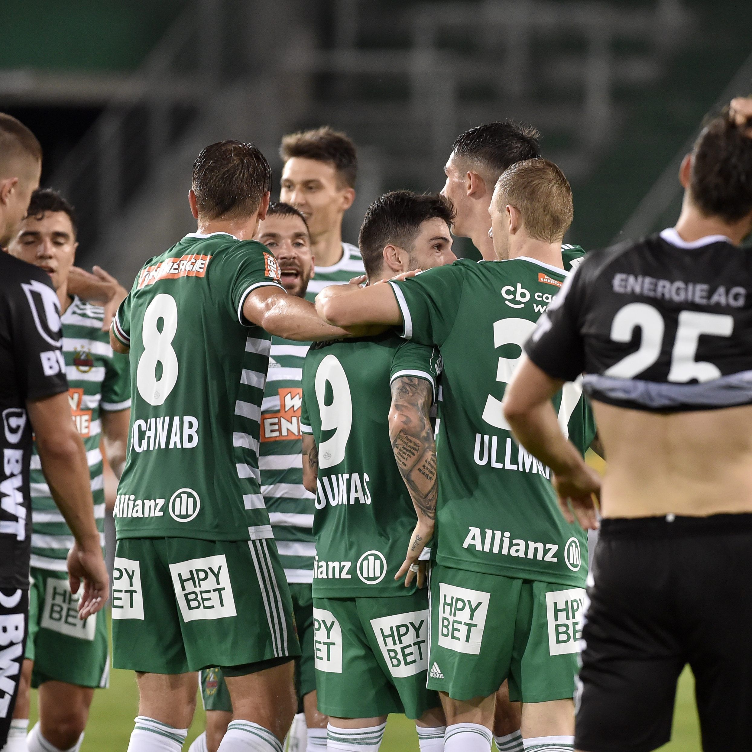 Rapid holte mit dem Sieg über den LASK den Vizemeistertitel.