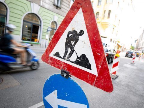 Auf dem Wiener Schwarzenbergplatz kommt es zu Bauarbeiten.