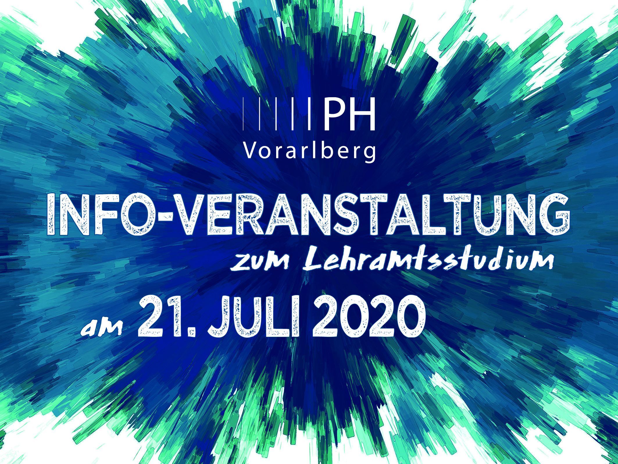 Alle Infos zum Lehramtsstudium gibt es bei der Infoveranstaltung am 21. Juli 2020 vor Ort an der PH Vorarlberg.