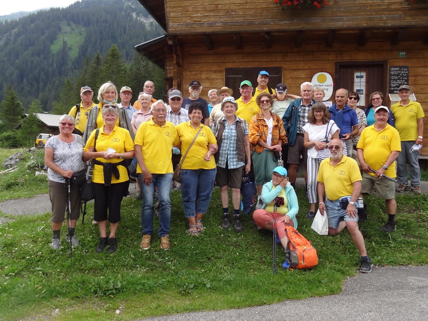 Die Gruppe vor der Rückfahrt