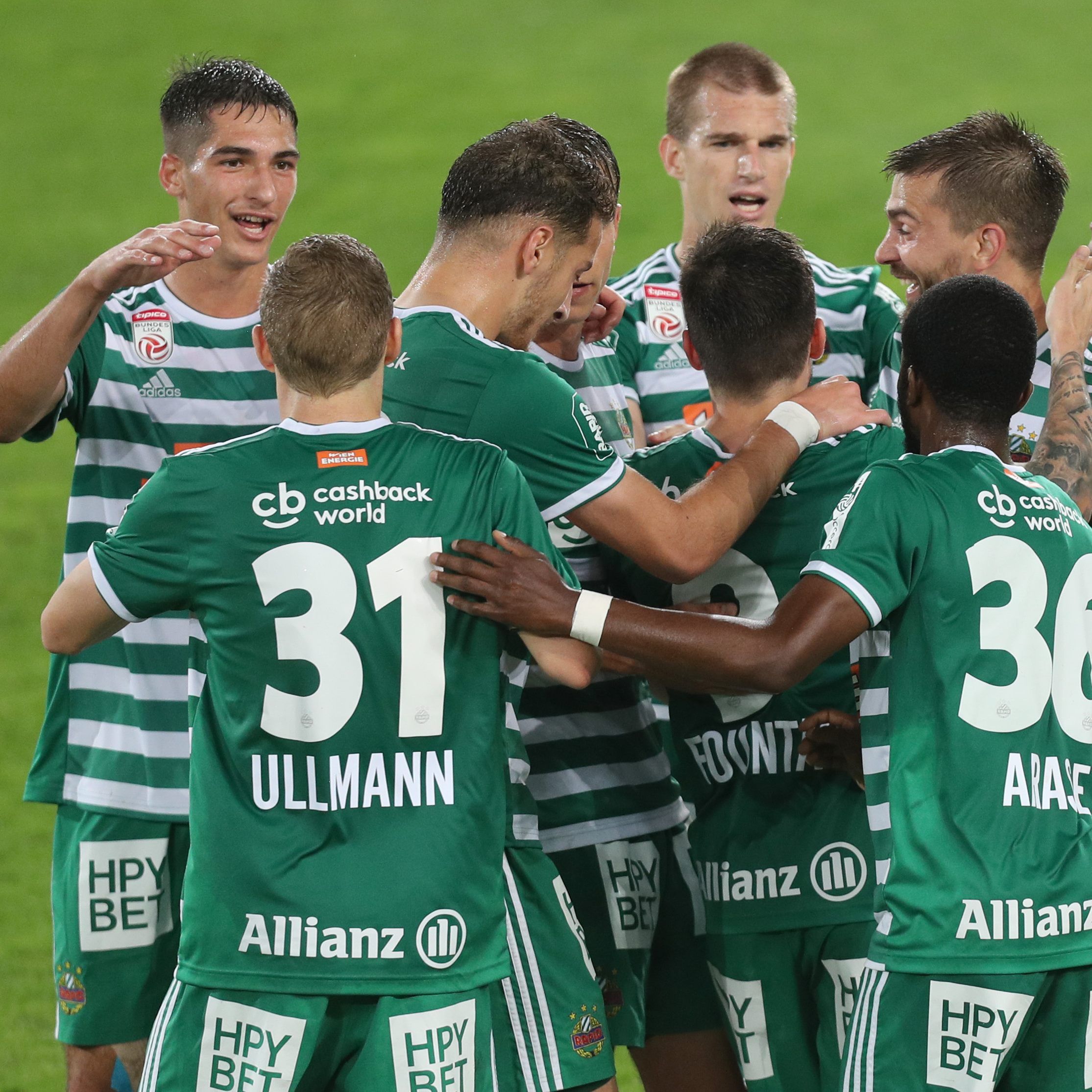 Rapid überzeugte heute gegen den LASK vor allem mit der hohen Effizienz.