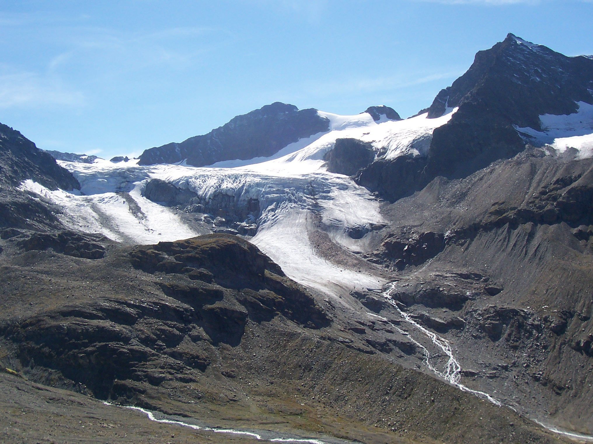 Der Ochsentaler Gletscher.