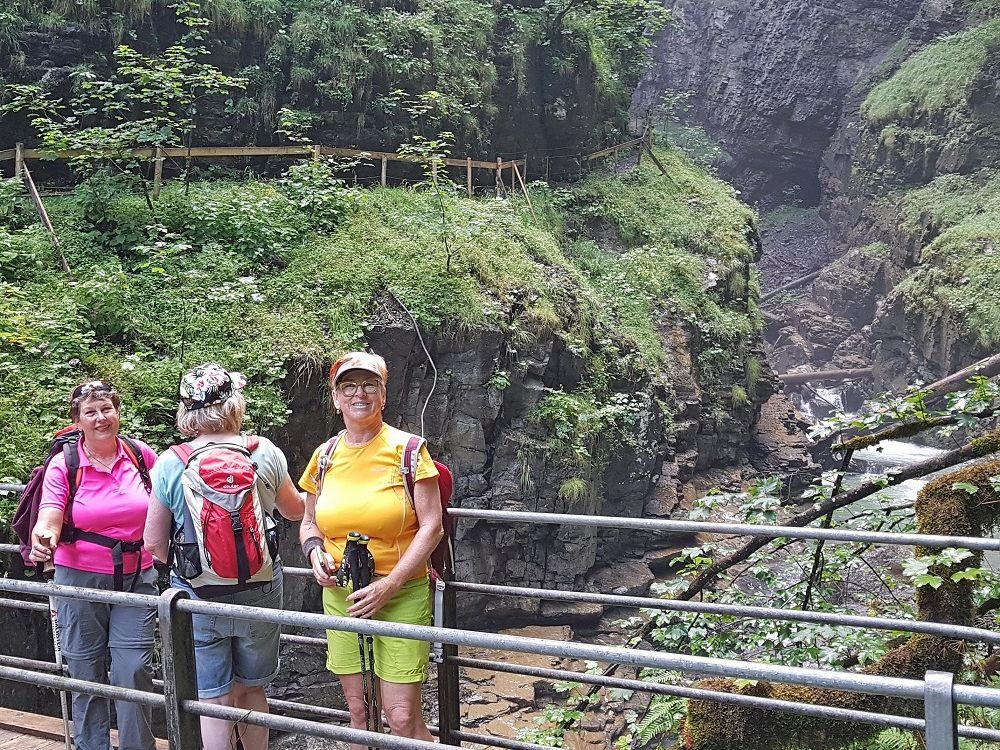 Unvergesslich waren die Eindrücke dieser PVÖ-Wanderung durch die Üble-Schlucht.