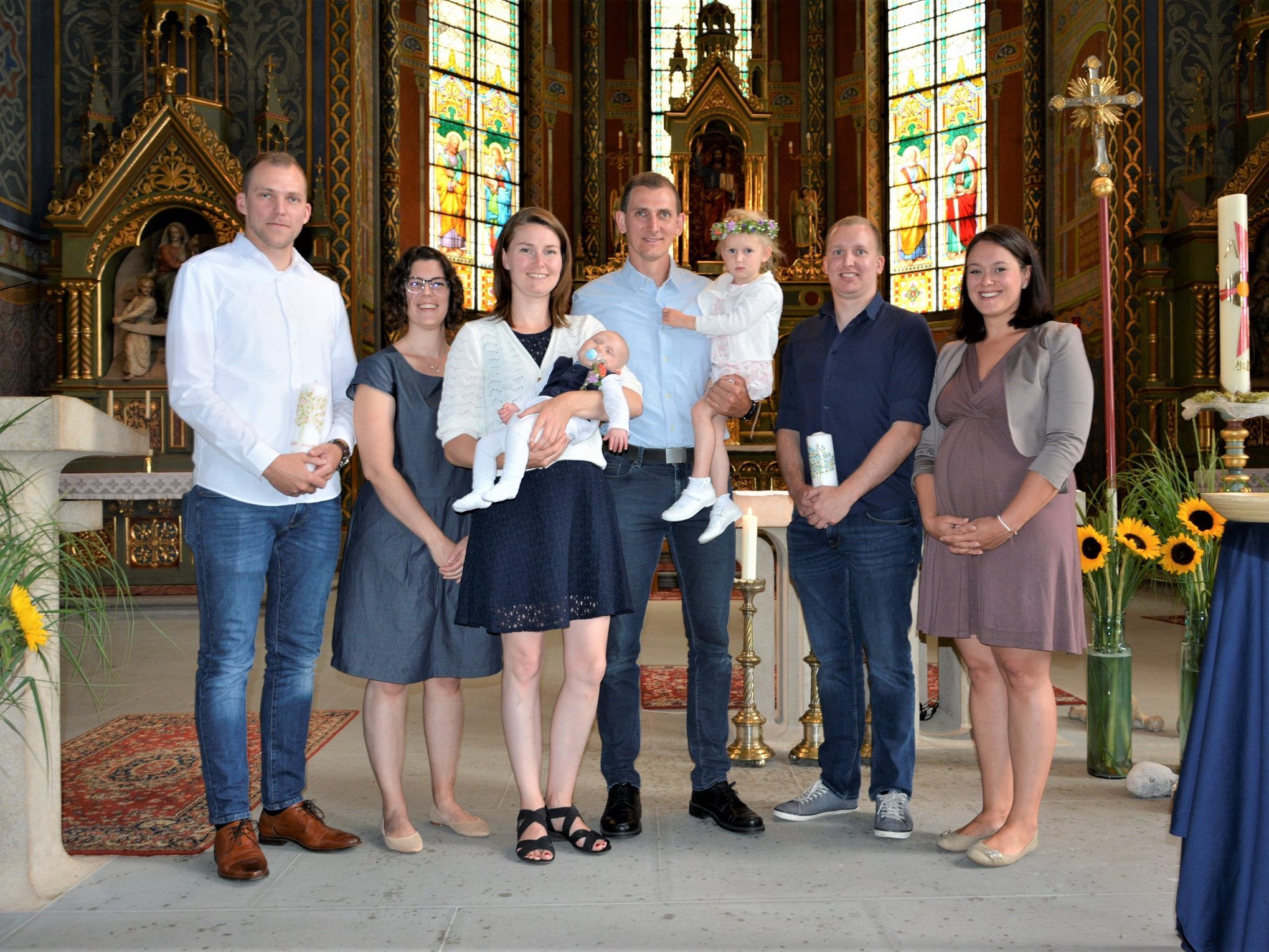 Johanna und Jakob Sohm wurden in der Pfarrkirche Hatlerdorf getauft.