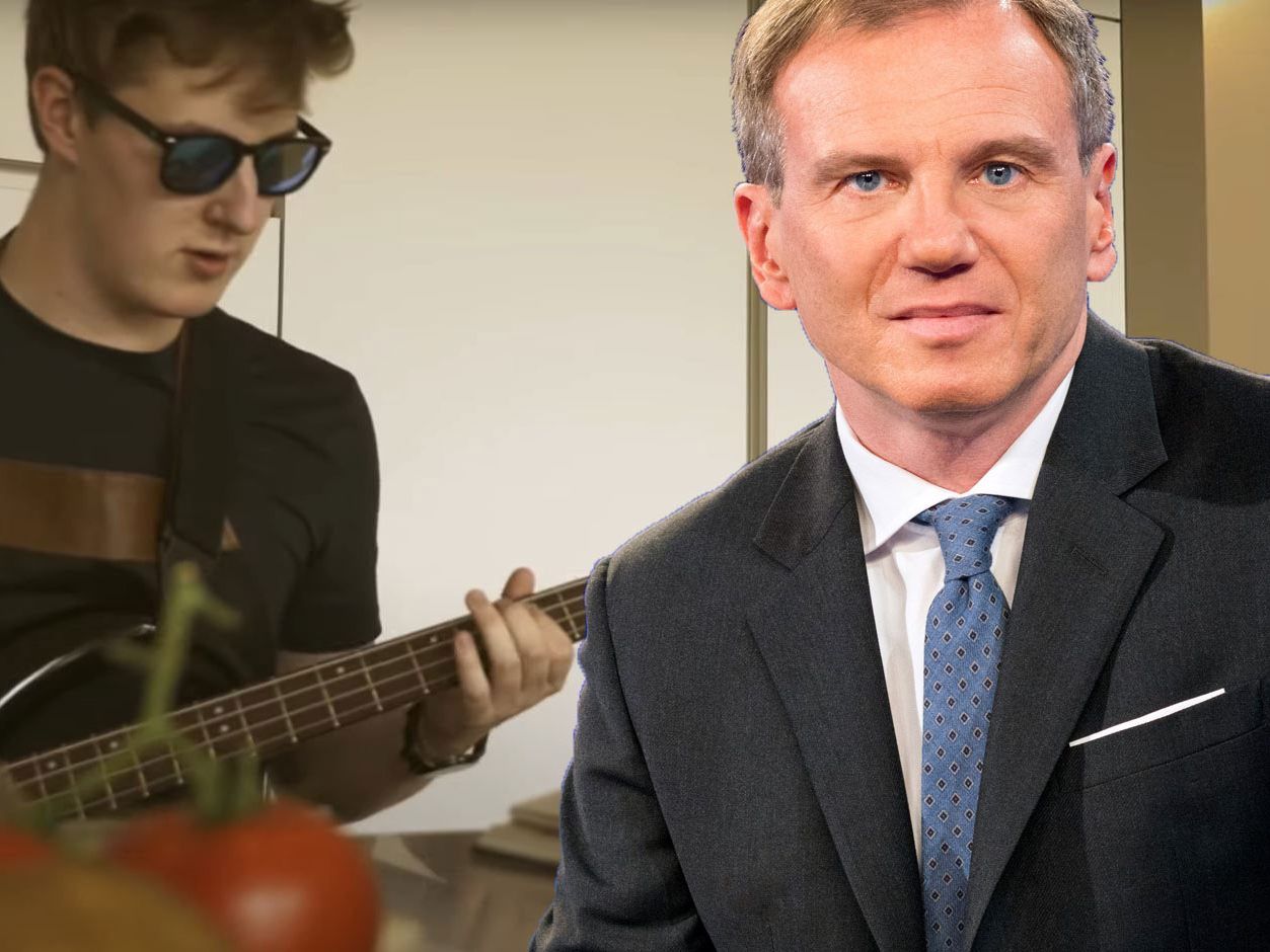 Das Cover der Schüler fand Anklang bei Armin Wolf.