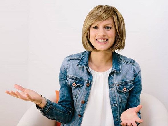 Glückstrainerin Katharina Mühl im Gespräch.