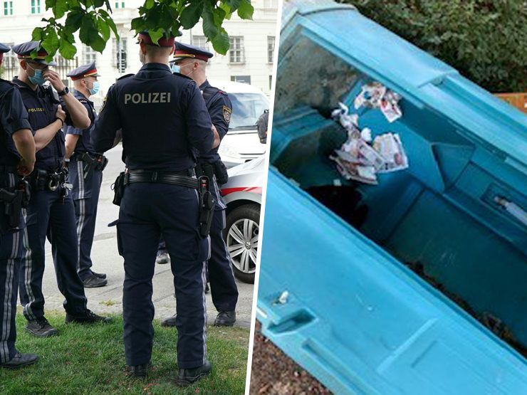 Die Jugendlichen warfen die mobile Toilette um, als sich eine junge Frau darin befand. Die Jugendlichen warfen die mobile Toilette um, als sich eine junge Frau darin befand.