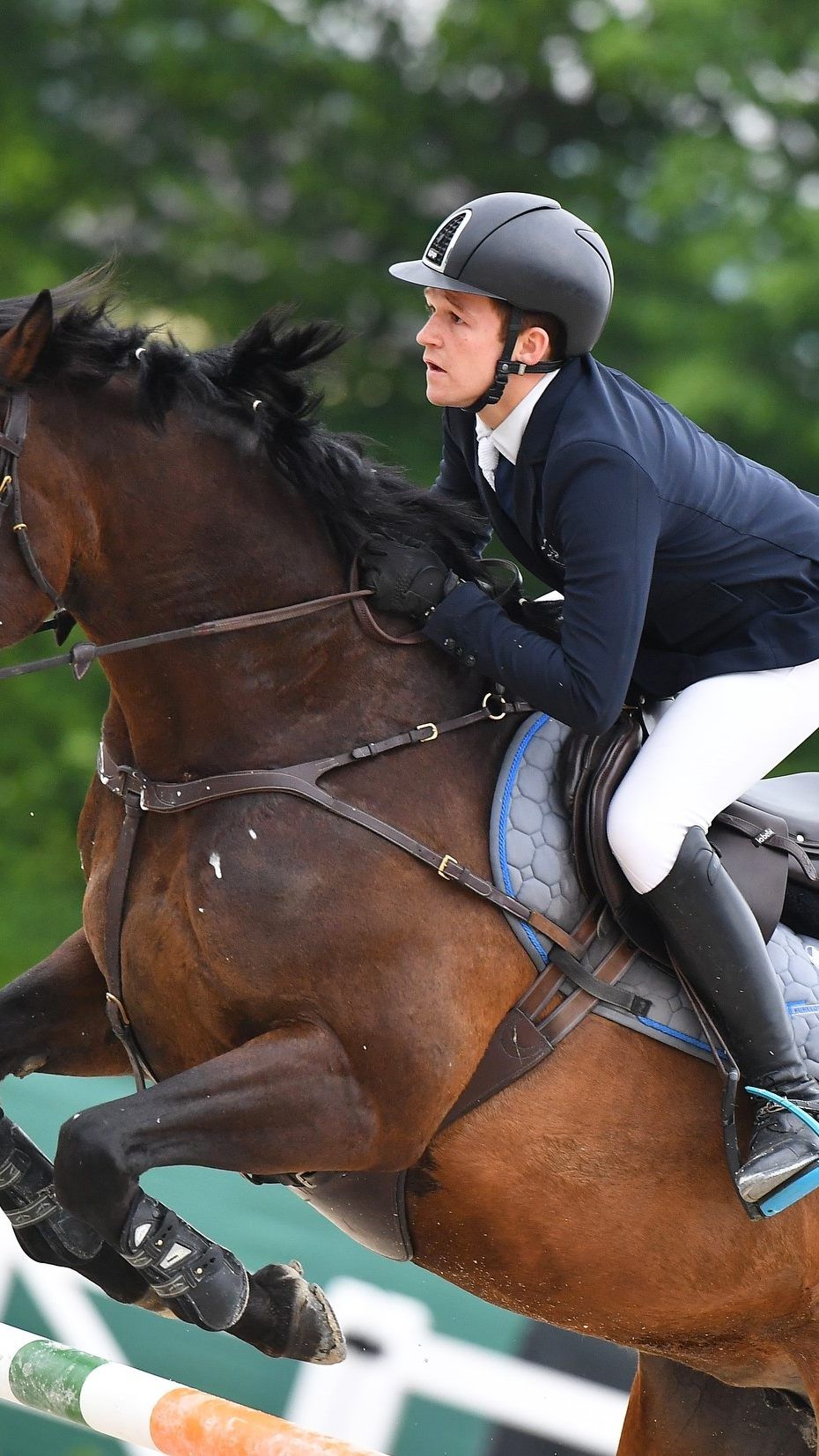 Der Rankweiler Alexander Bösch veranstaltet ein Nachwuchs Springreitturnier