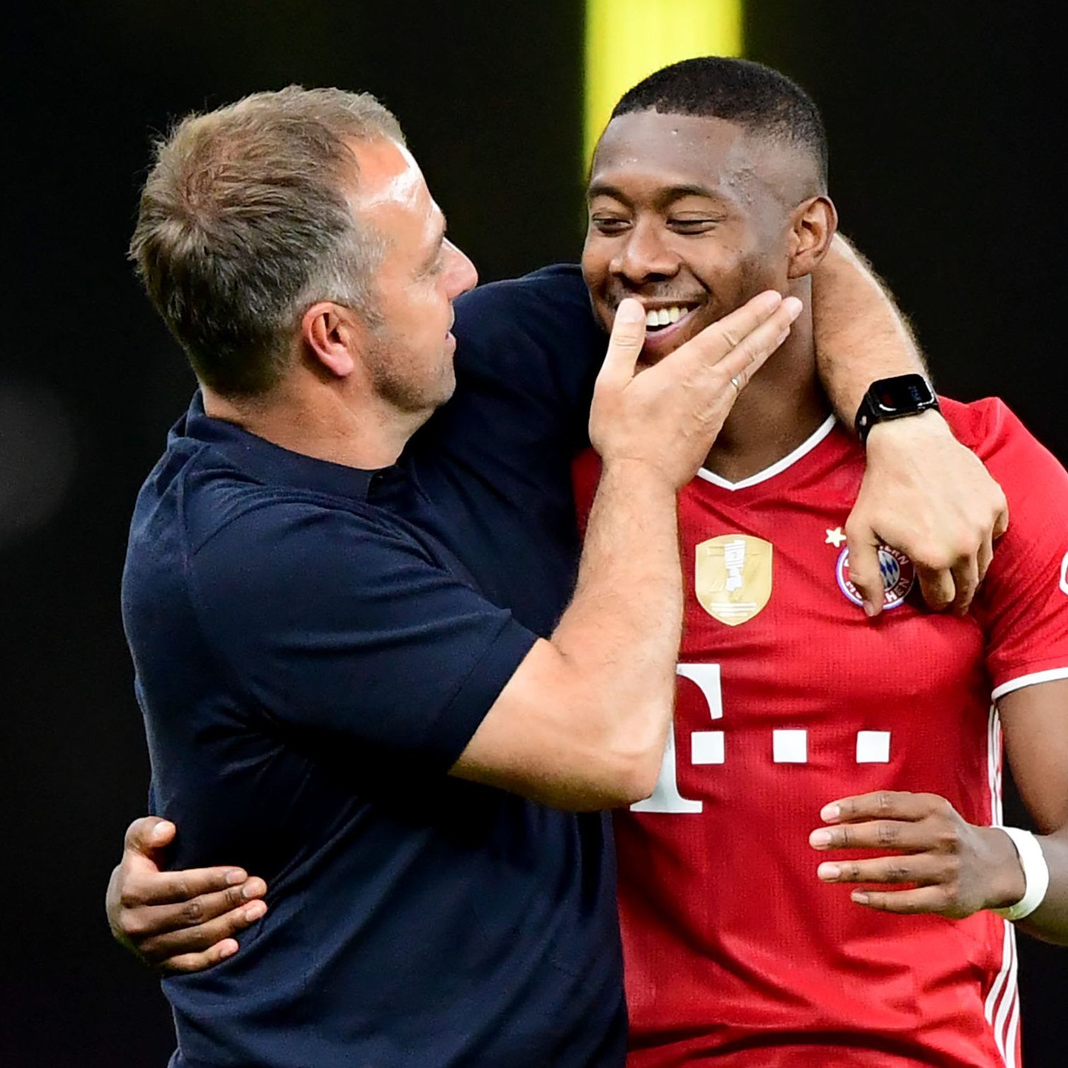 Auch Trainer Hansi Flick möchte Alaba halten