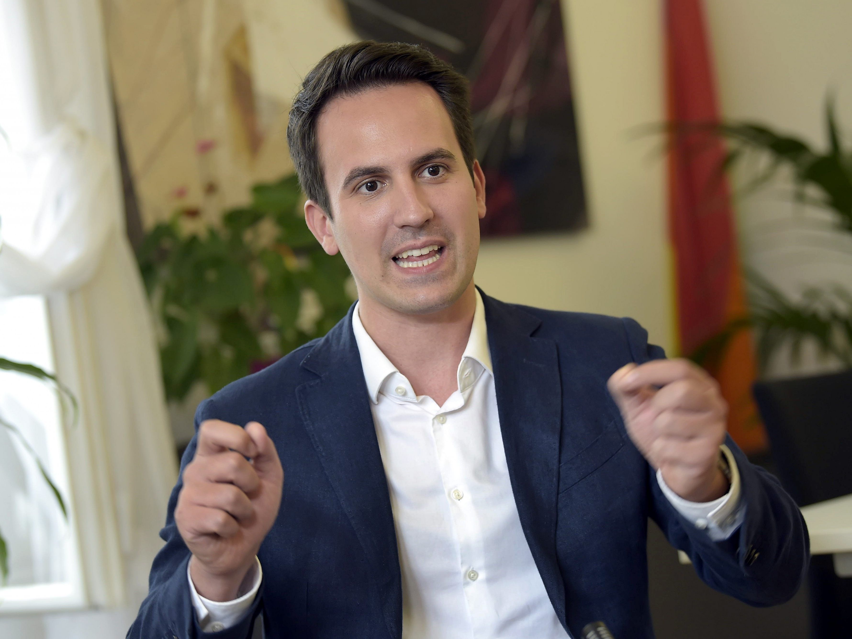 In Sachen Wahlziel blieb NEOS-Spitzenkandidat Wiederkehr sehr vage.
