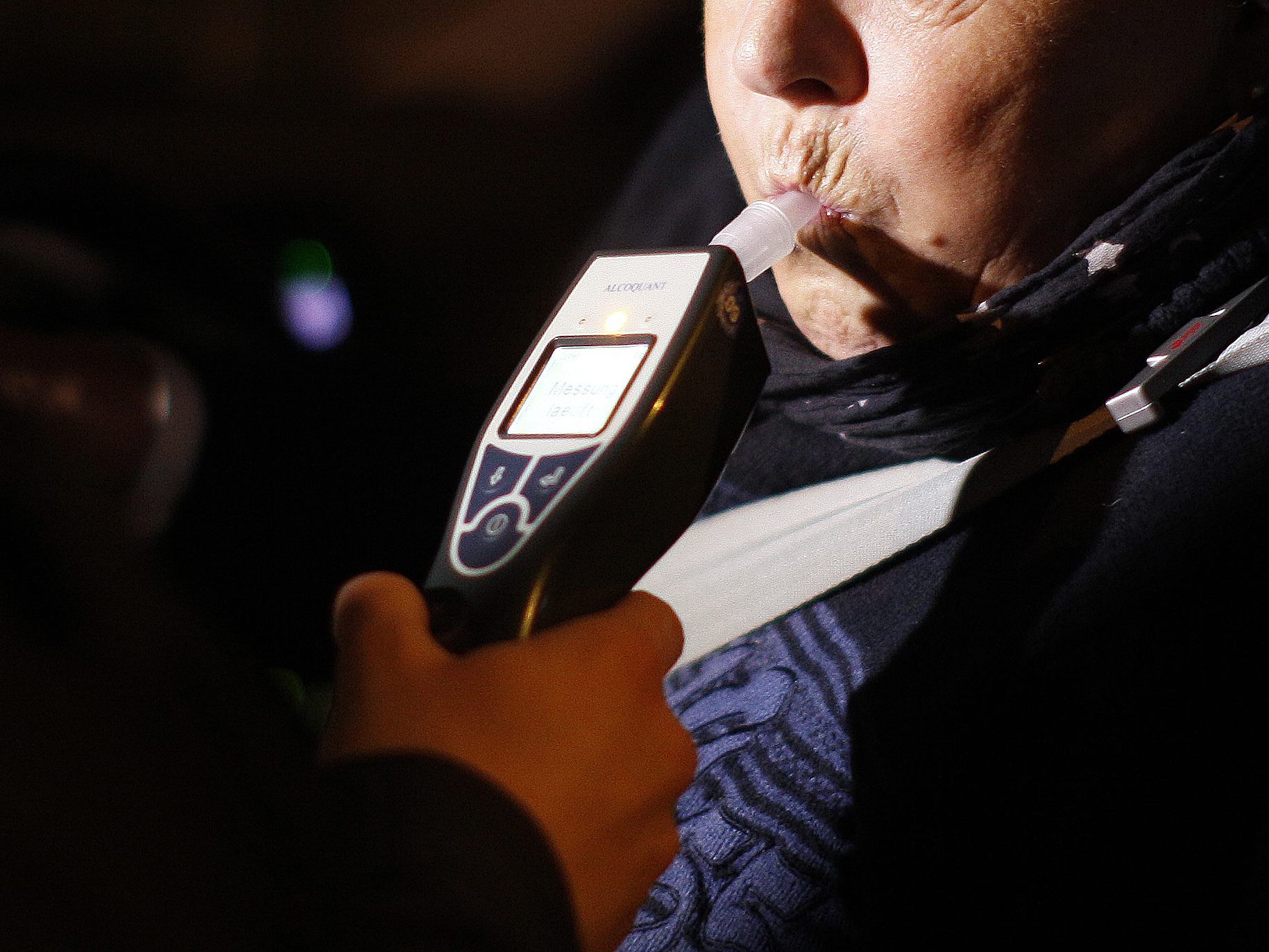 Der Alkomattest ergab einen Wert von 2,86 Promille.