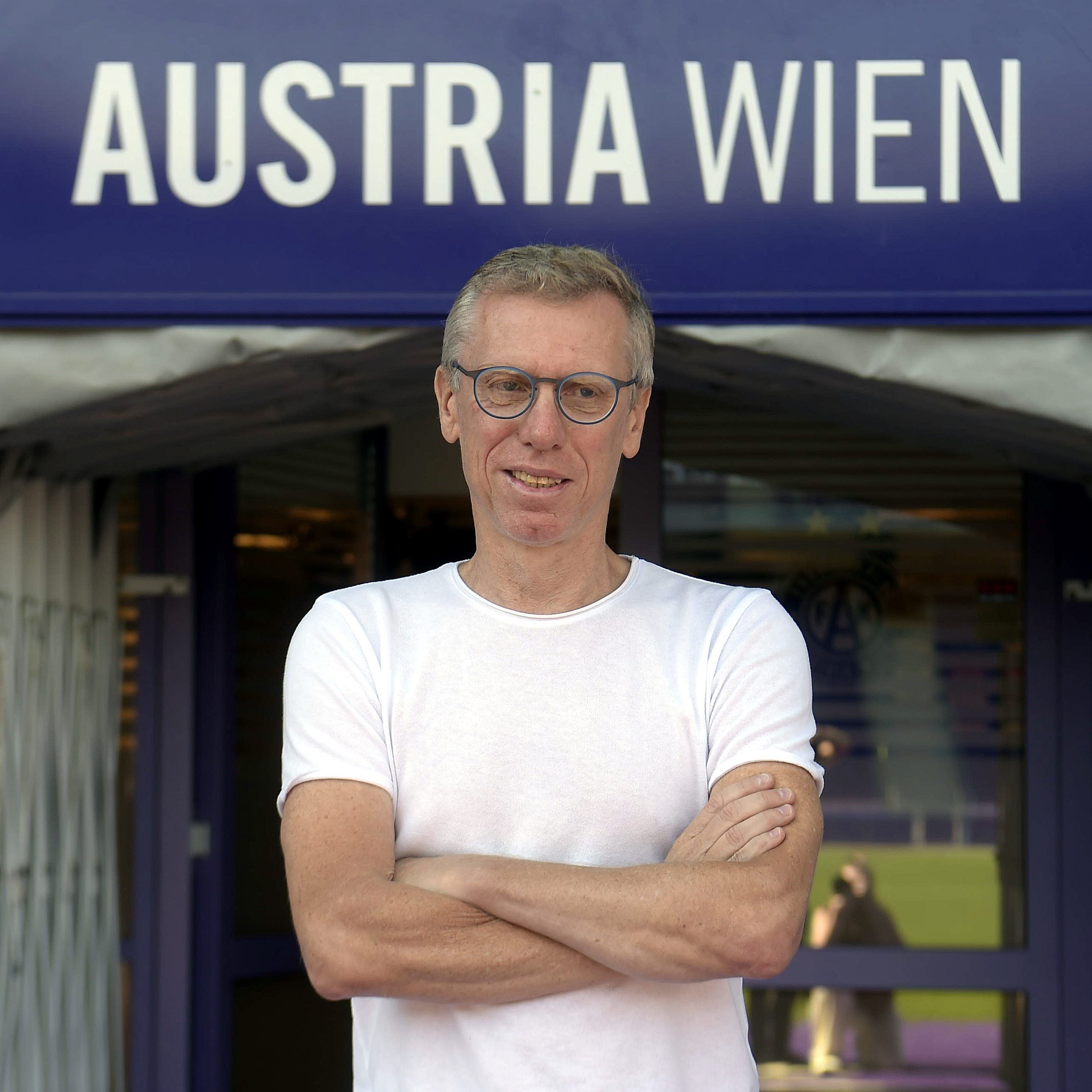 Peter Stöger wurde als neuer Trainer vorgestellt.
