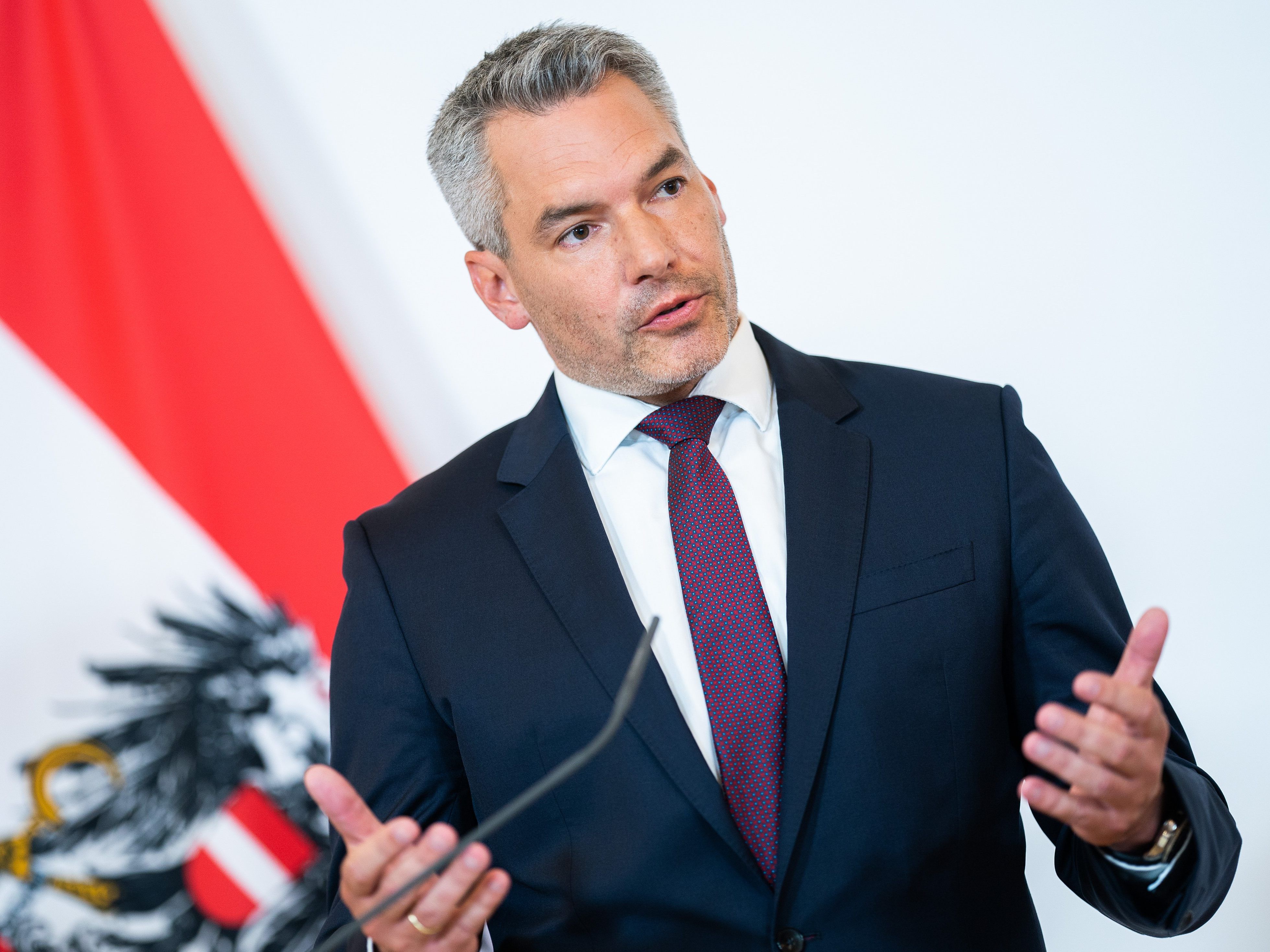Nehammer versuchte am Montag zu beruhigen.